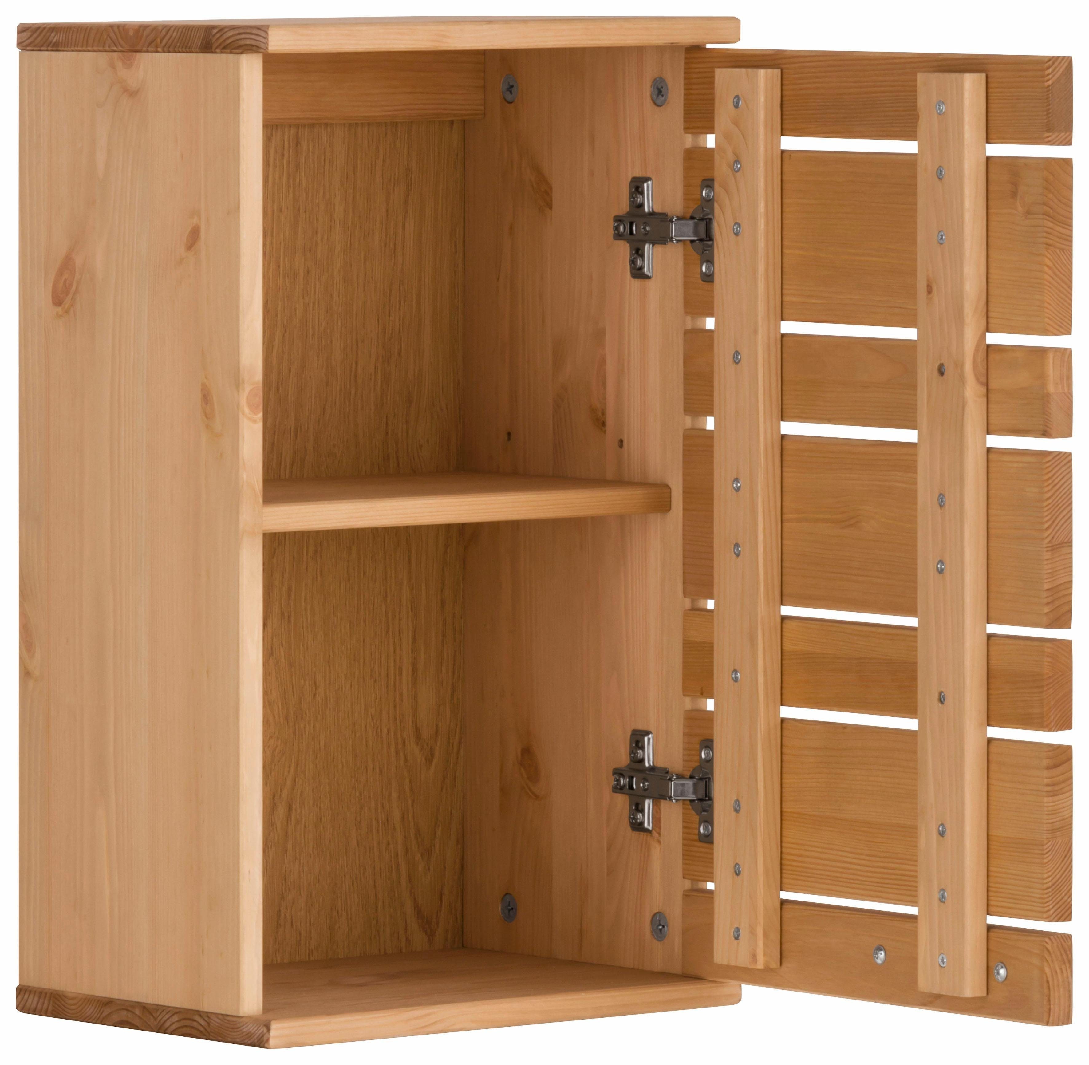 Home affaire Hangend kastje Josie Breedte 30 cm, van massief hout, verstelbare plank, metalen greep