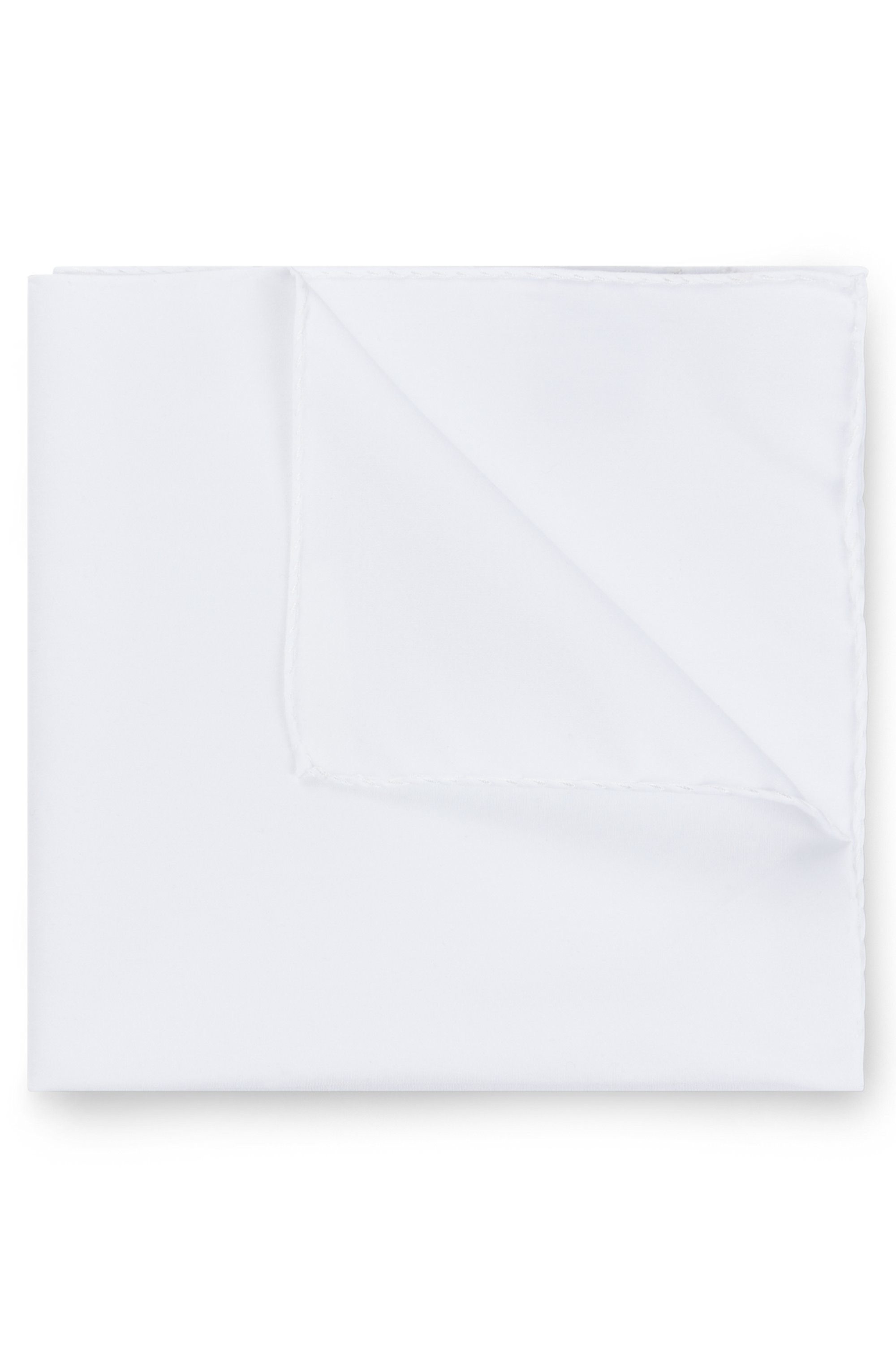 Boss Pochet H-POCKET SQUARE met strijkvrij afwerking