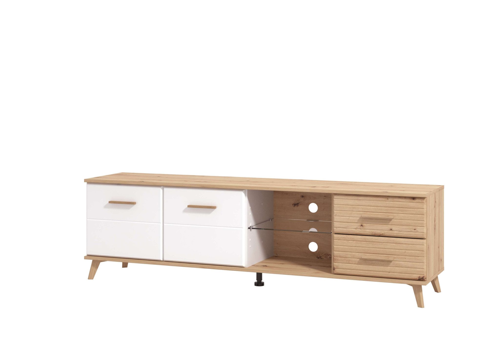 INOSIGN Tv-meubel Ascona Lowboard, Breite 180 cm, TV-Schrank, TV-Ständer