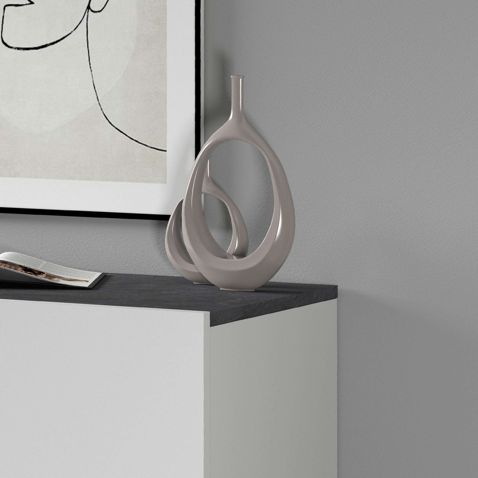 INOSIGN Archiefkast Sunrise Archiefkast, Multifunctionele kast, Bureaukast met 2 deuren & 2 vakken, breedte 79,2 cm, gemaakt in italië