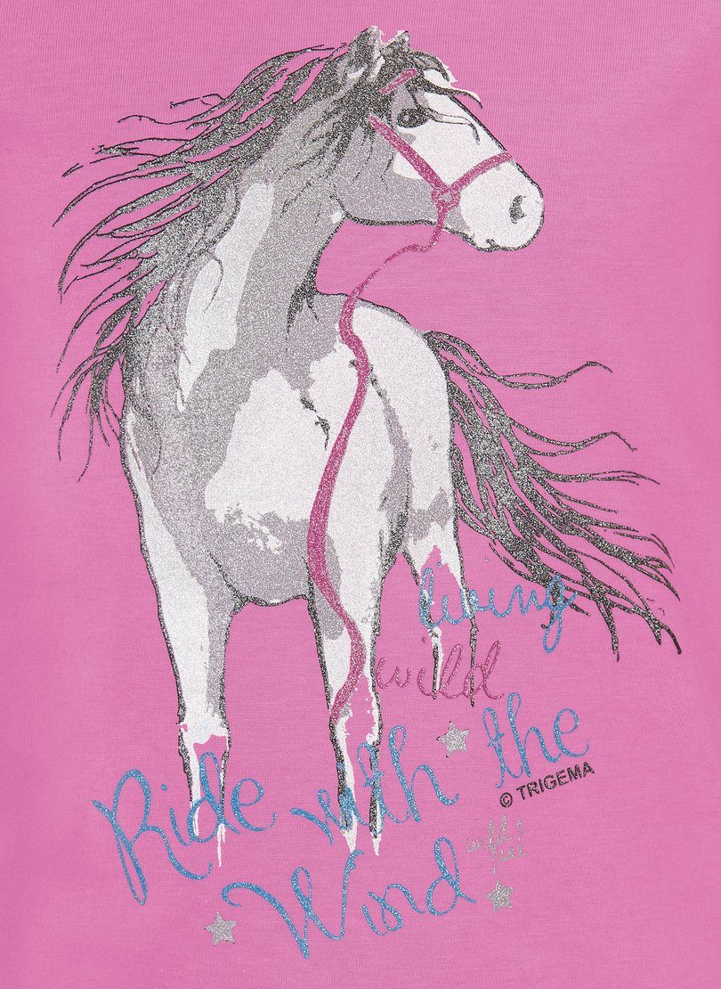 Trigema T-shirt TRIGEMA T-shirt met paard (1-delig)