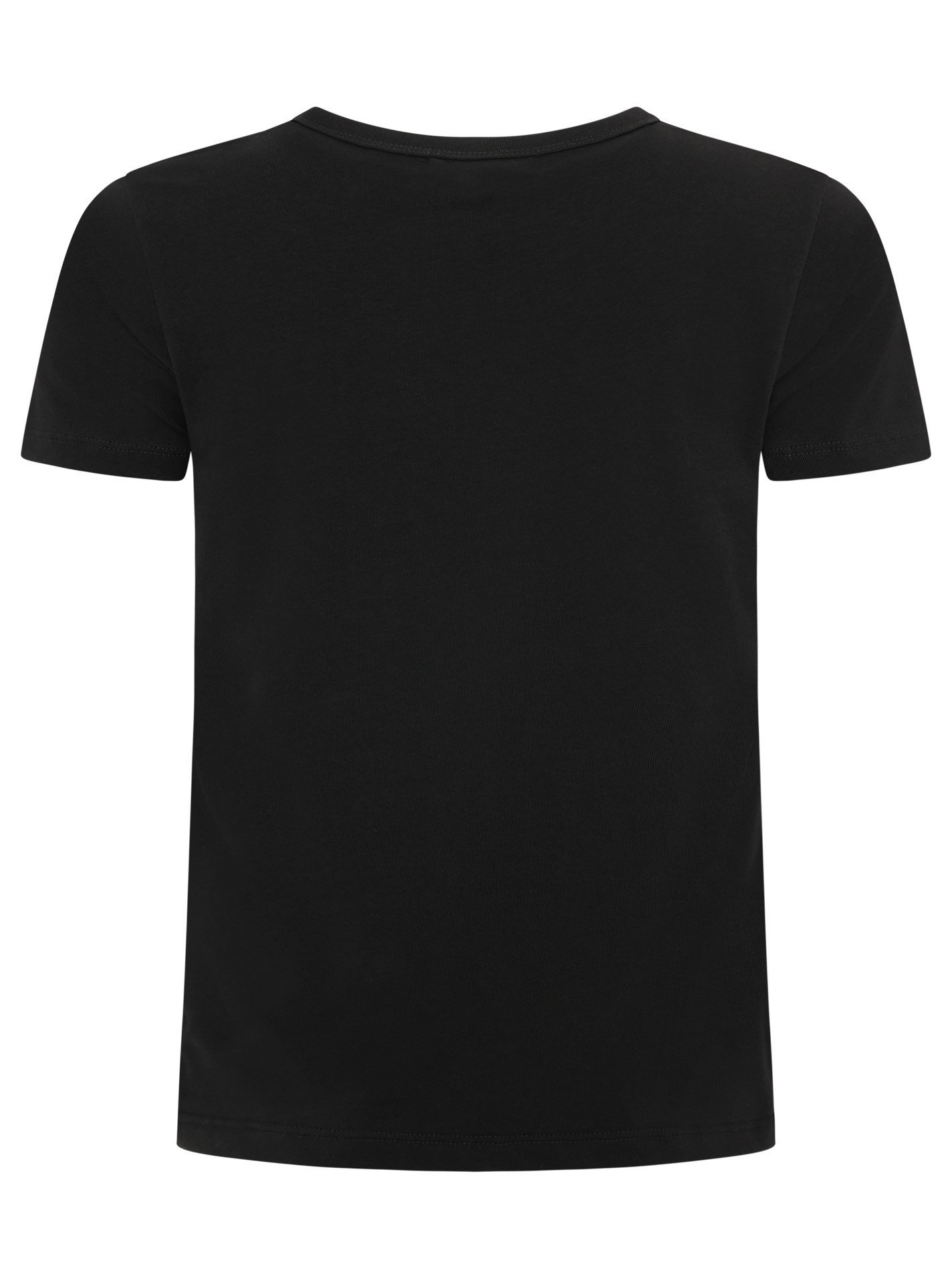 Zwillingsherz T-shirt Wild Brave Free met pailletten harten, borduursel en leo-details