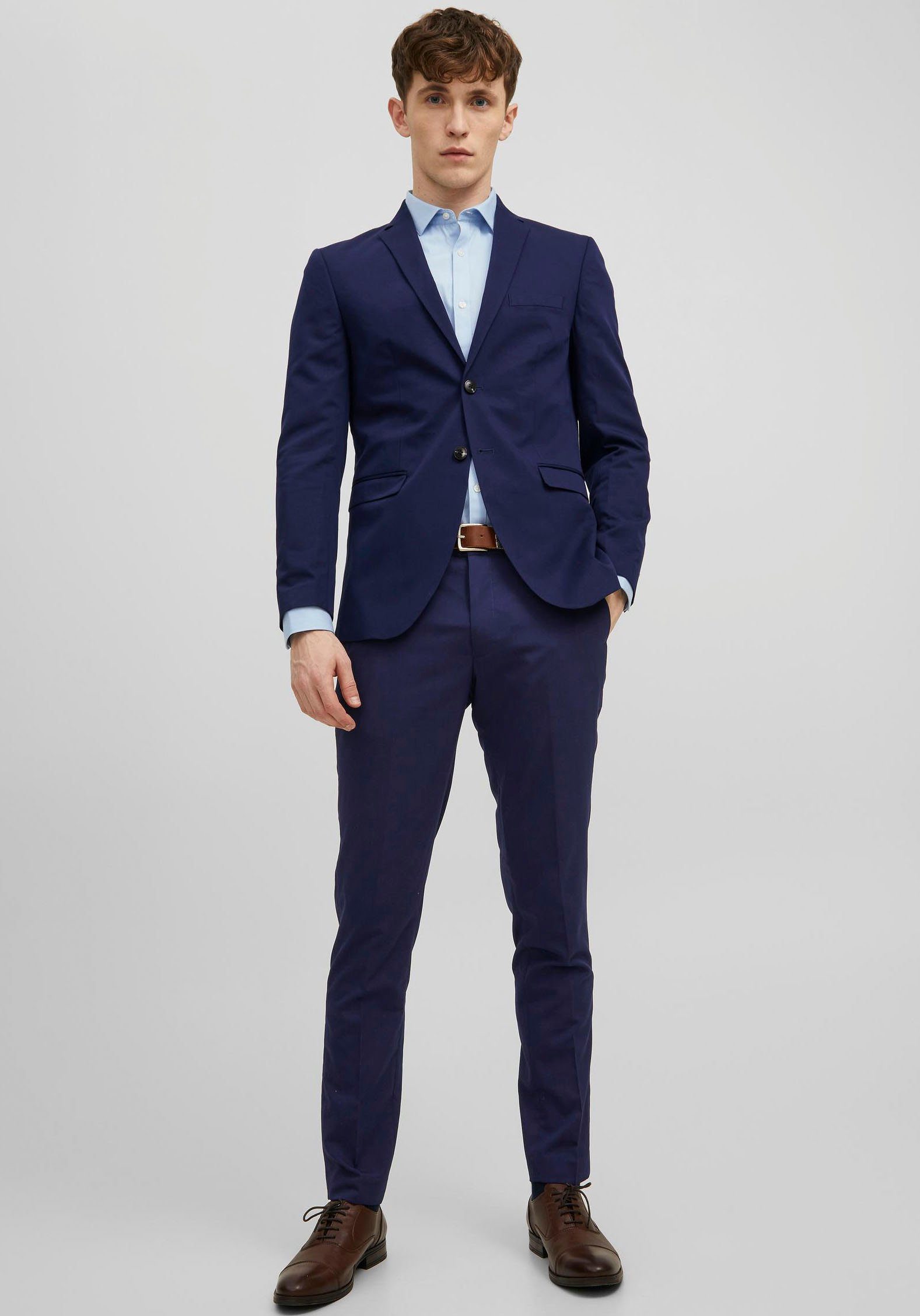 Jack & Jones Pantalon JPRFRANCO TROUSER NOOS heren pantalons maat 50 blauw