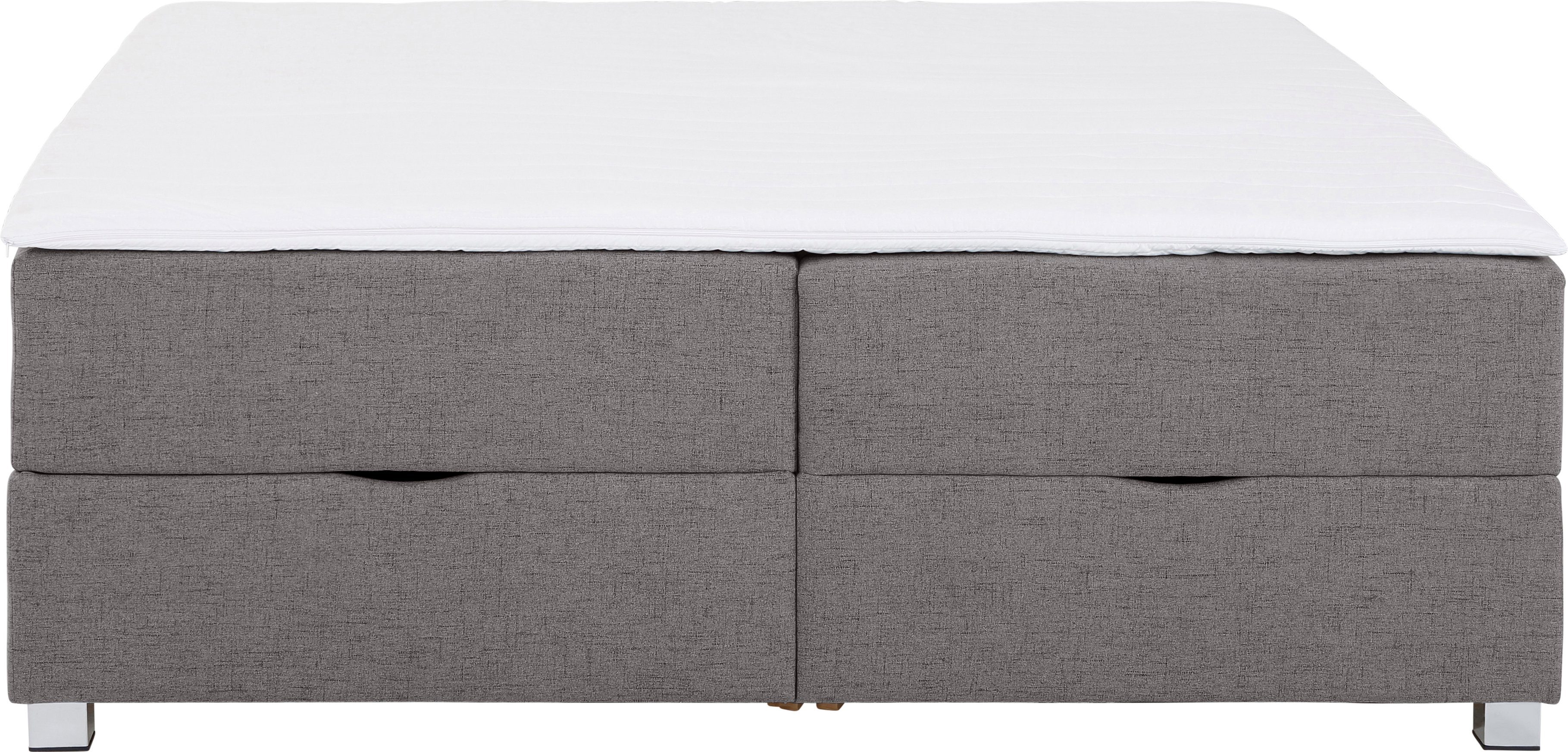 INOSIGN Boxspring Alexis zonder hoofdbord - ideaal voor ruimtes met schuine plafonds, in 4 breedten