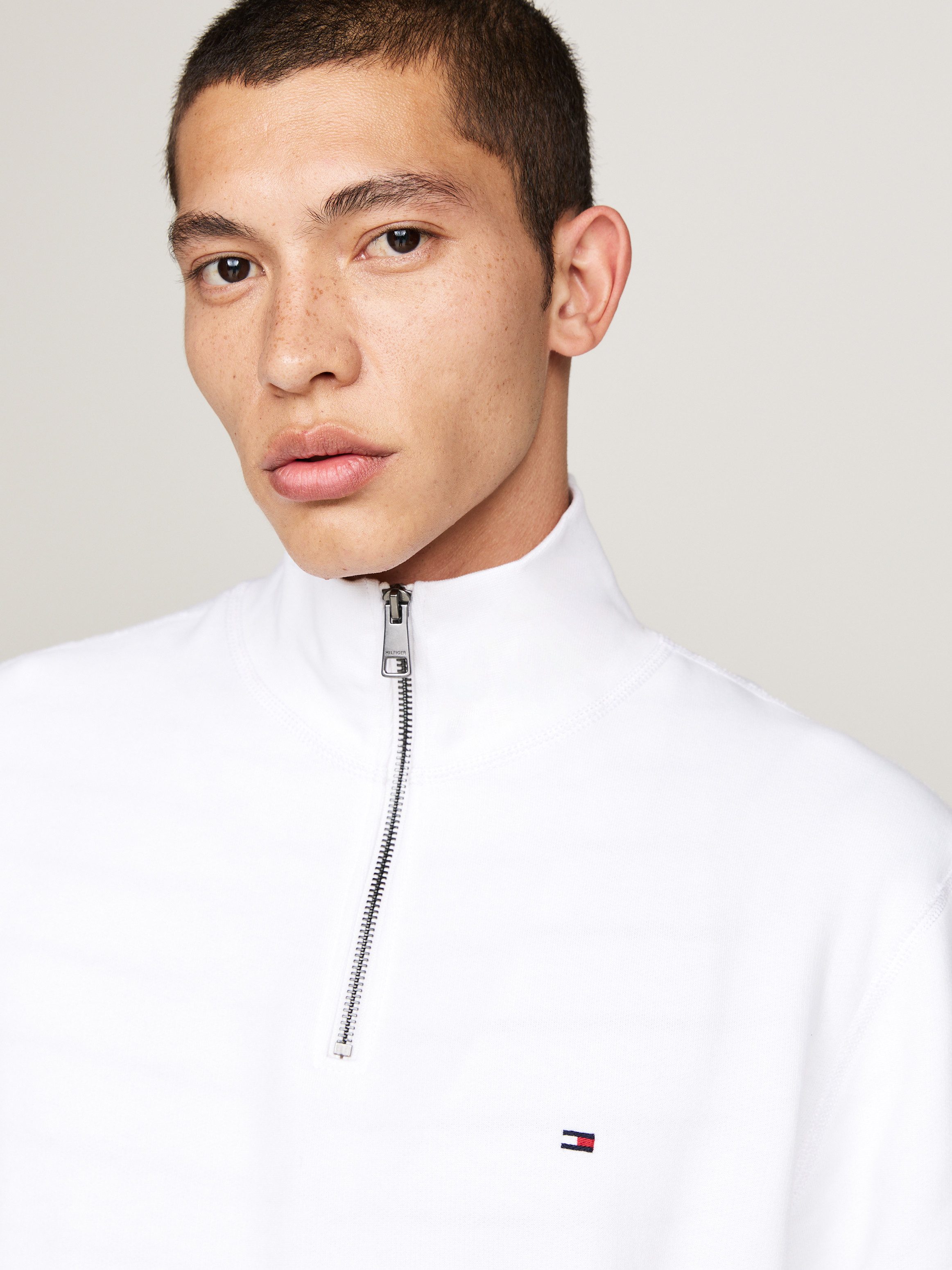 Tommy Hilfiger Sweatshirt ESSENTIAL FLEECE 1/4 ZIP