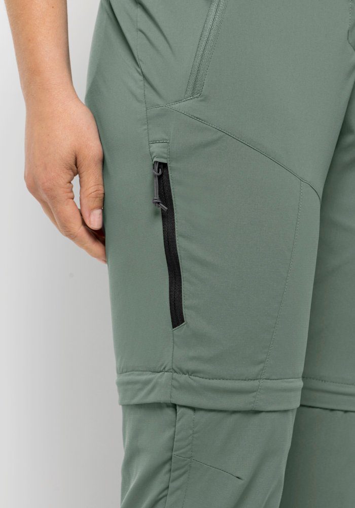 Jack Wolfskin Afritsbroek GLASTAL ZIP AWAY PANTS W