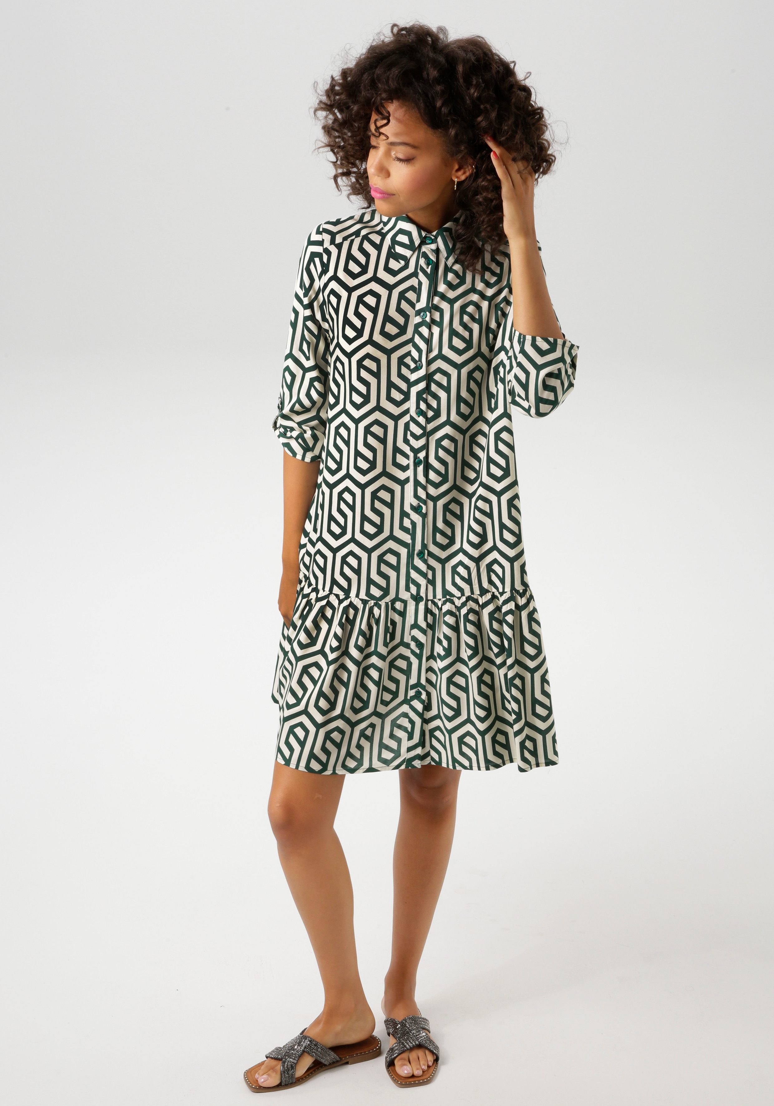 Aniston CASUAL Blousejurk met grafische print - nieuwe collectie