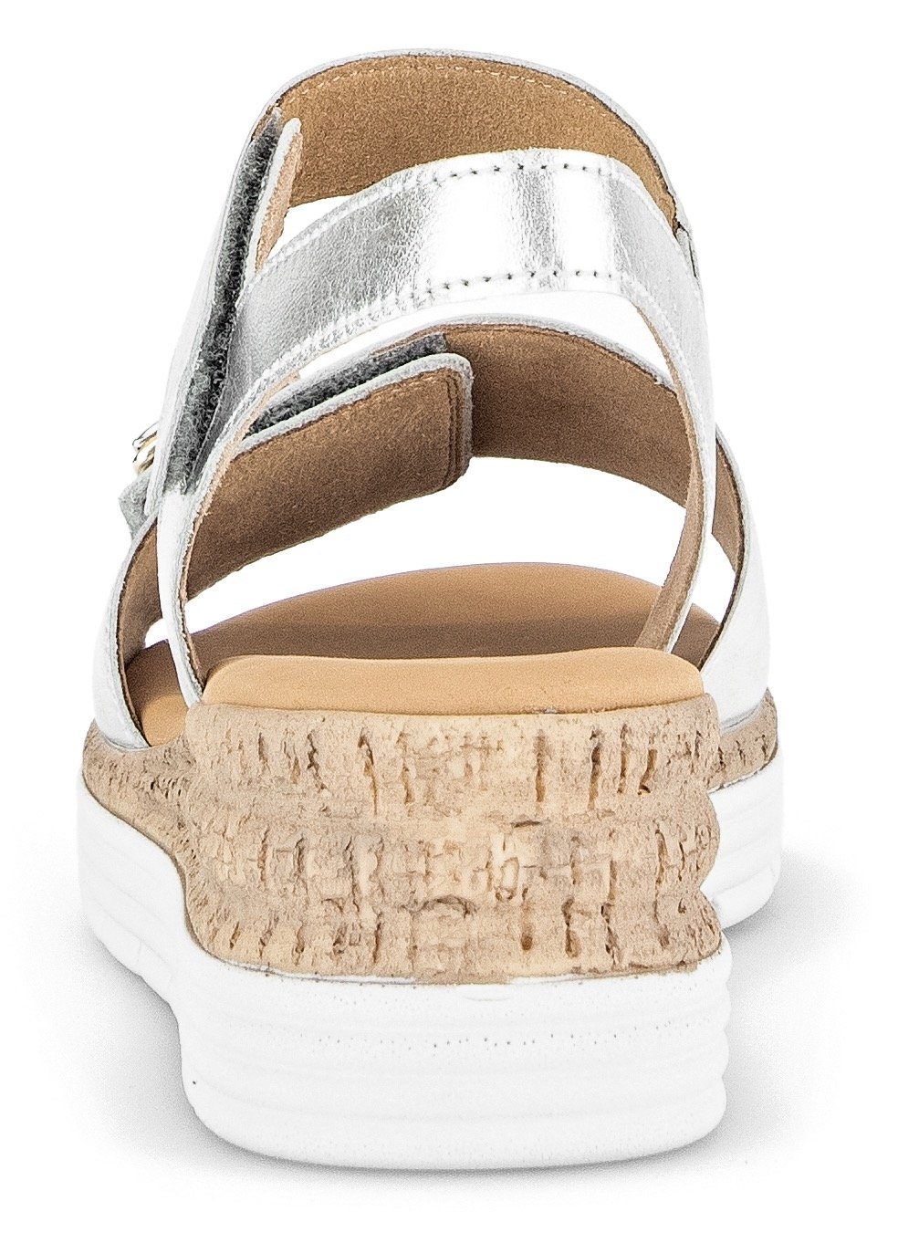 Gabor Sandaaltjes Genua sleehak, zomerschoen, sandalen met klittenbandsluitingen, breedte g