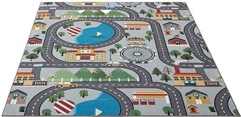 The carpet Vloerkleed Happy Life Life kinderkamer tapijt speelkleed onderhoudsvriendelijk