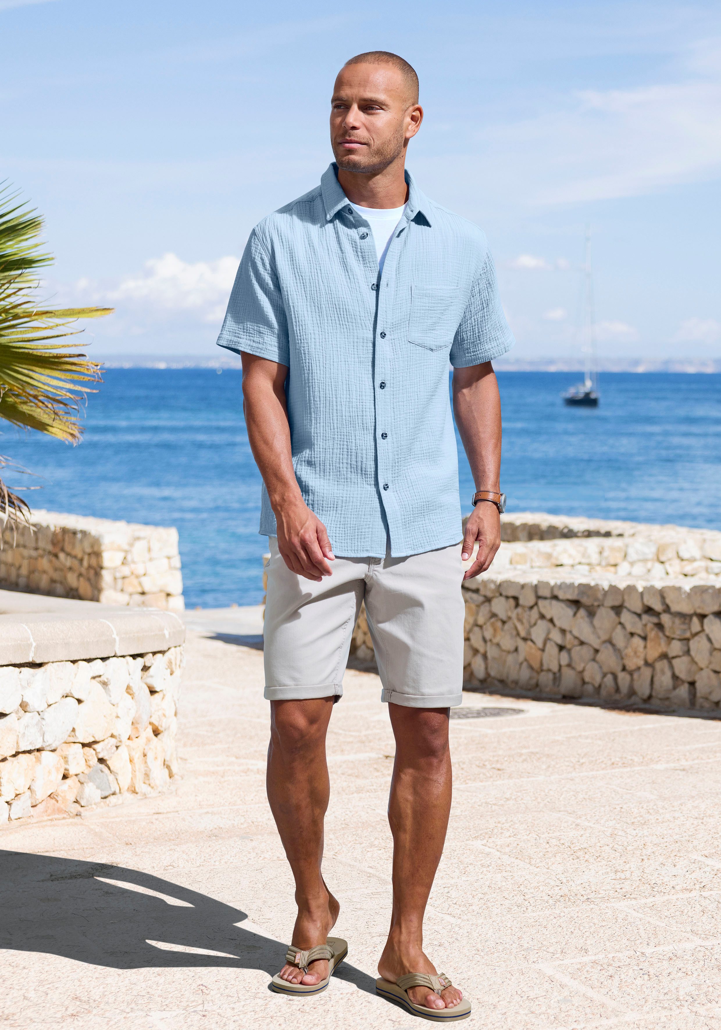Beachtime Overhemd met korte mouwen Regular fit