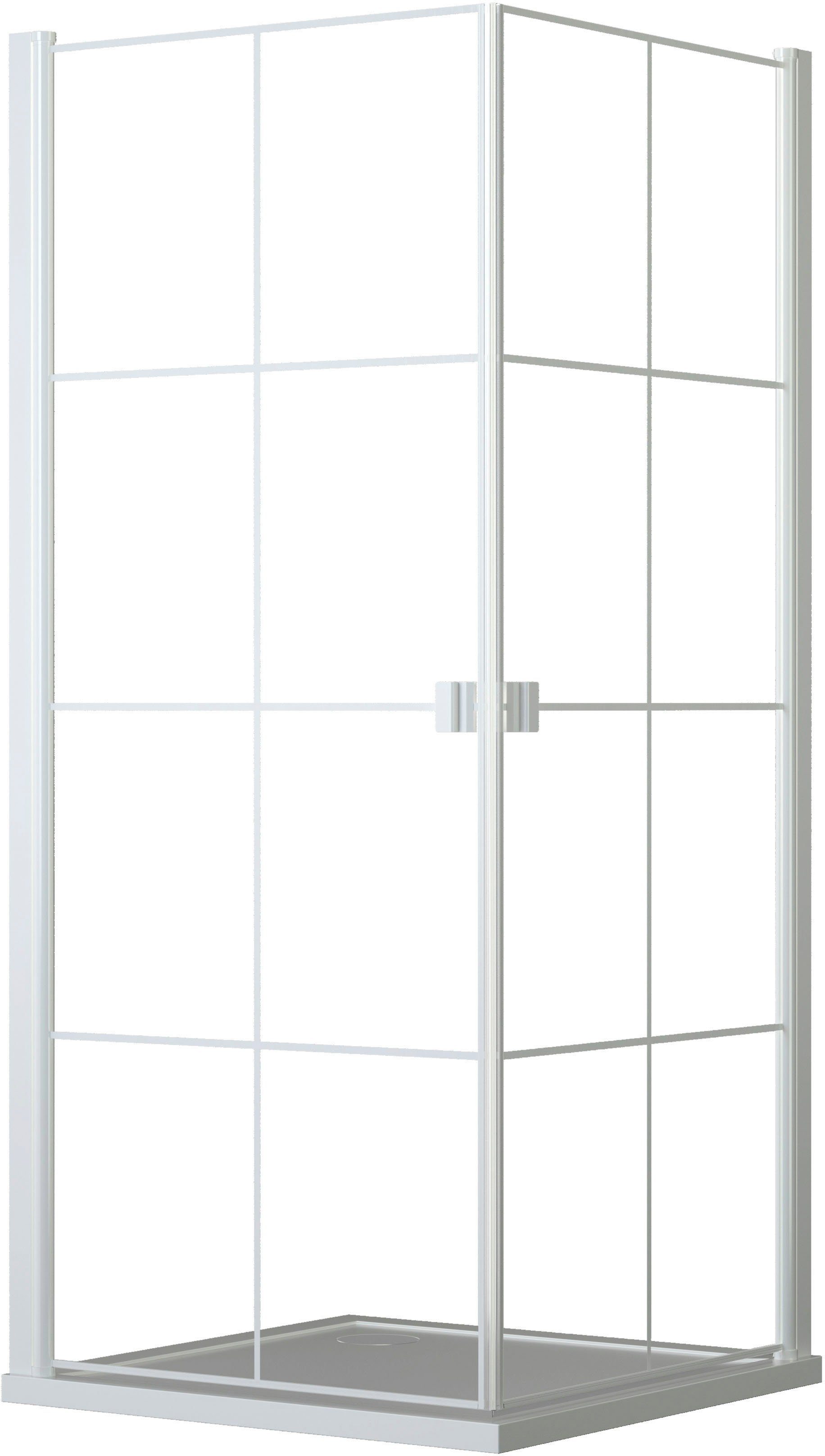 Marwell Hoekdouchecabine Clean line met hoekingang, 90 cm x 90 cm