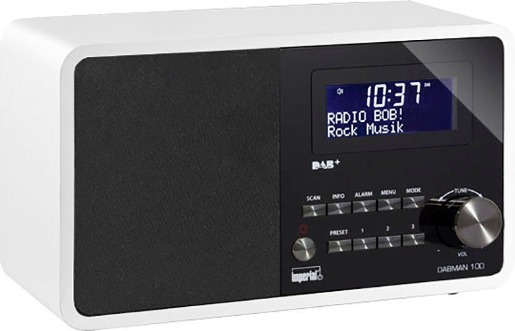 DigitalBox imperial DABMAN 100 DAB+ und UKW Radio wit (22-222-00)