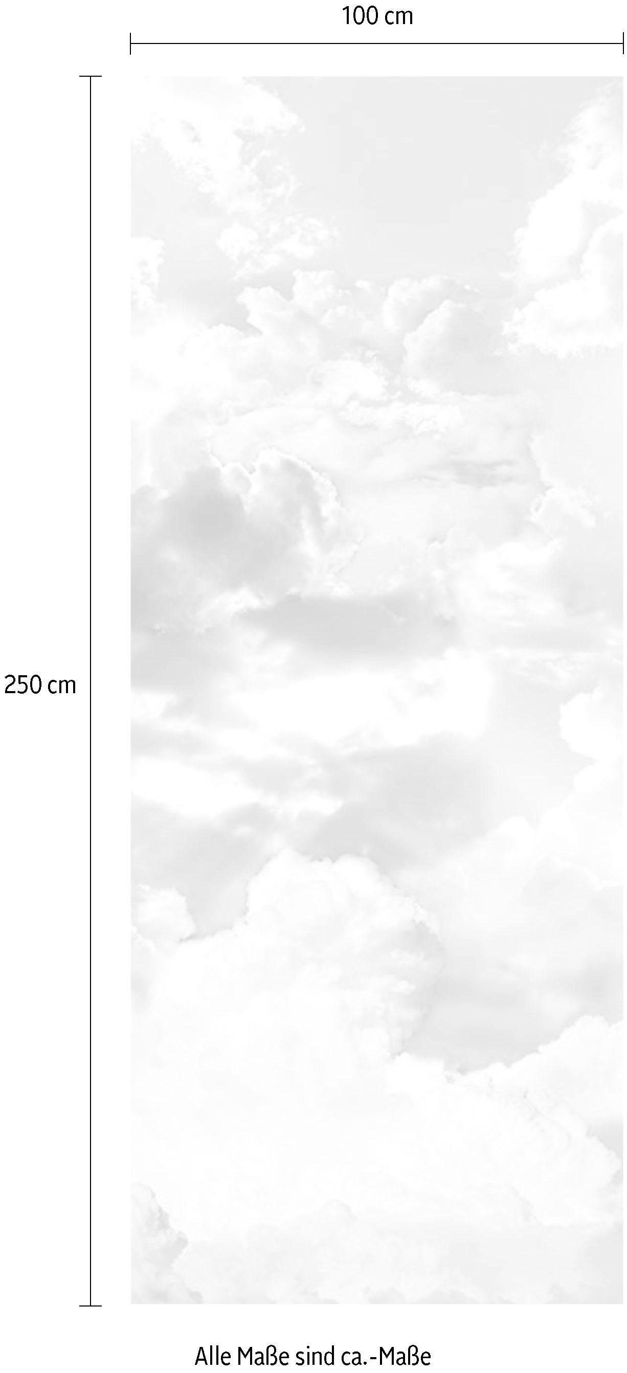 Komar Vliesbehang Digitale print vlies - Clouds Panel - Afmeting 100 x 250 cm (1 stuk)