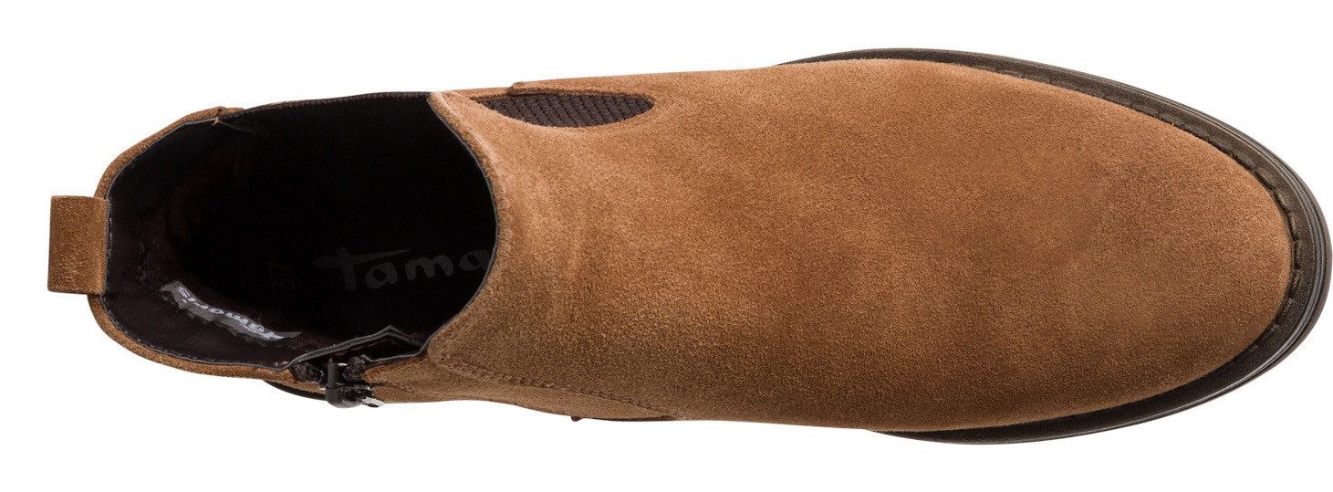 Tamaris Chelsea-boots hakken, enkellaars, zakelijke schoen met touch it-uitrusting