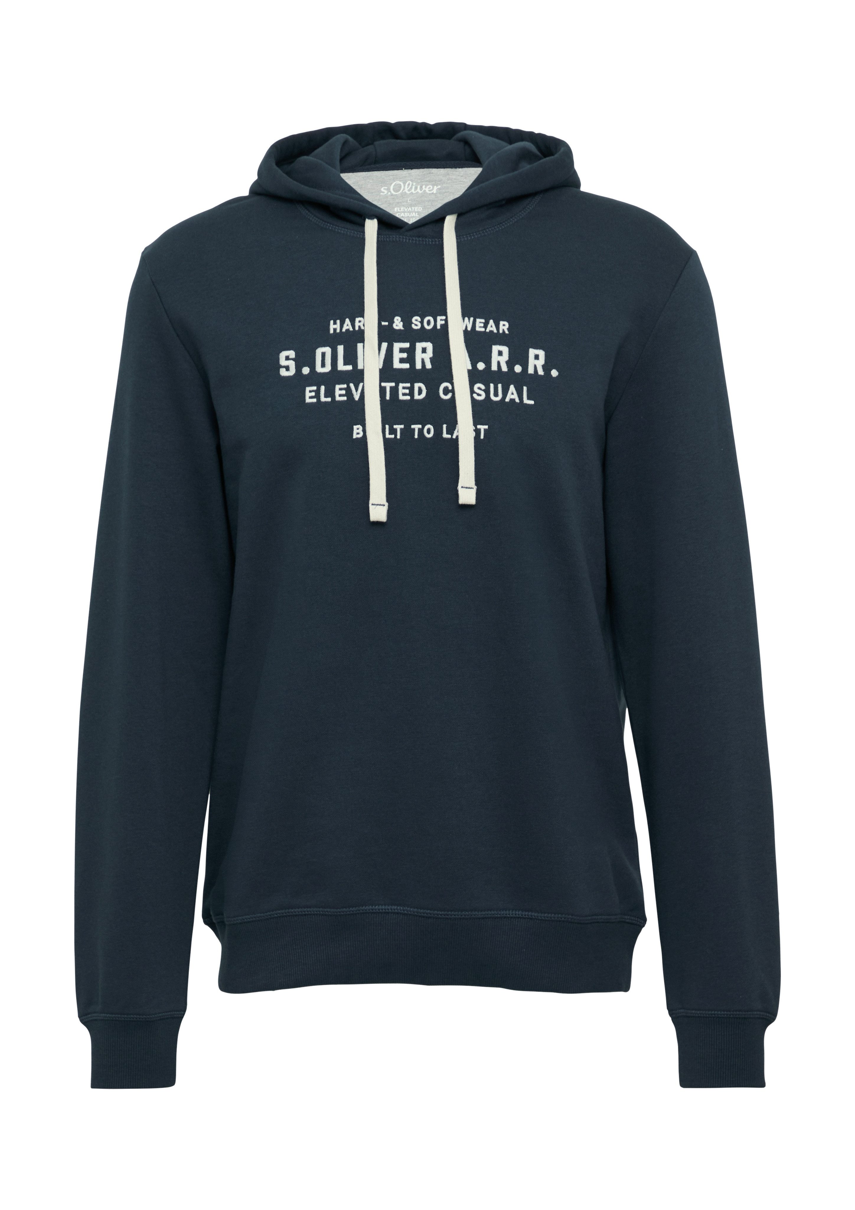 s.Oliver Hoodie met belettering