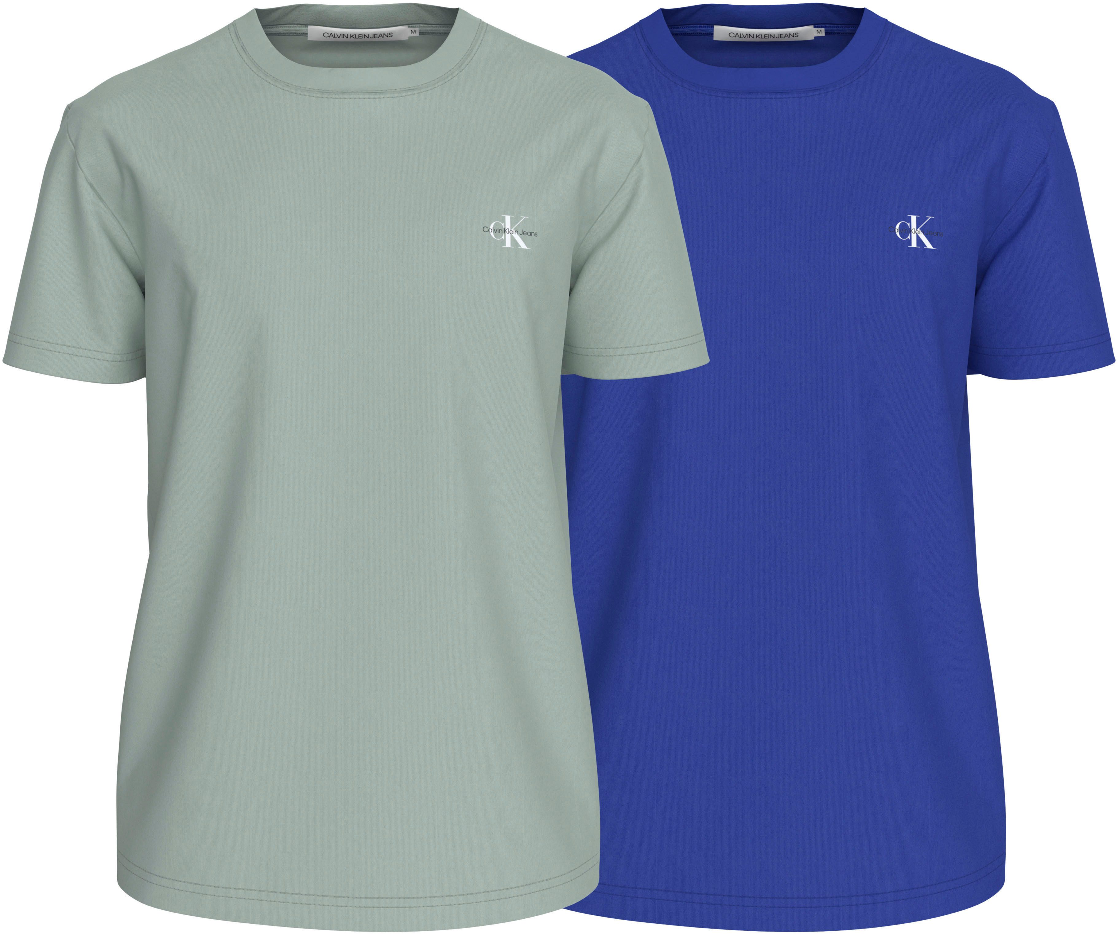 Calvin Klein T-shirt 2 PACK MONOLOGO (Set van 2)