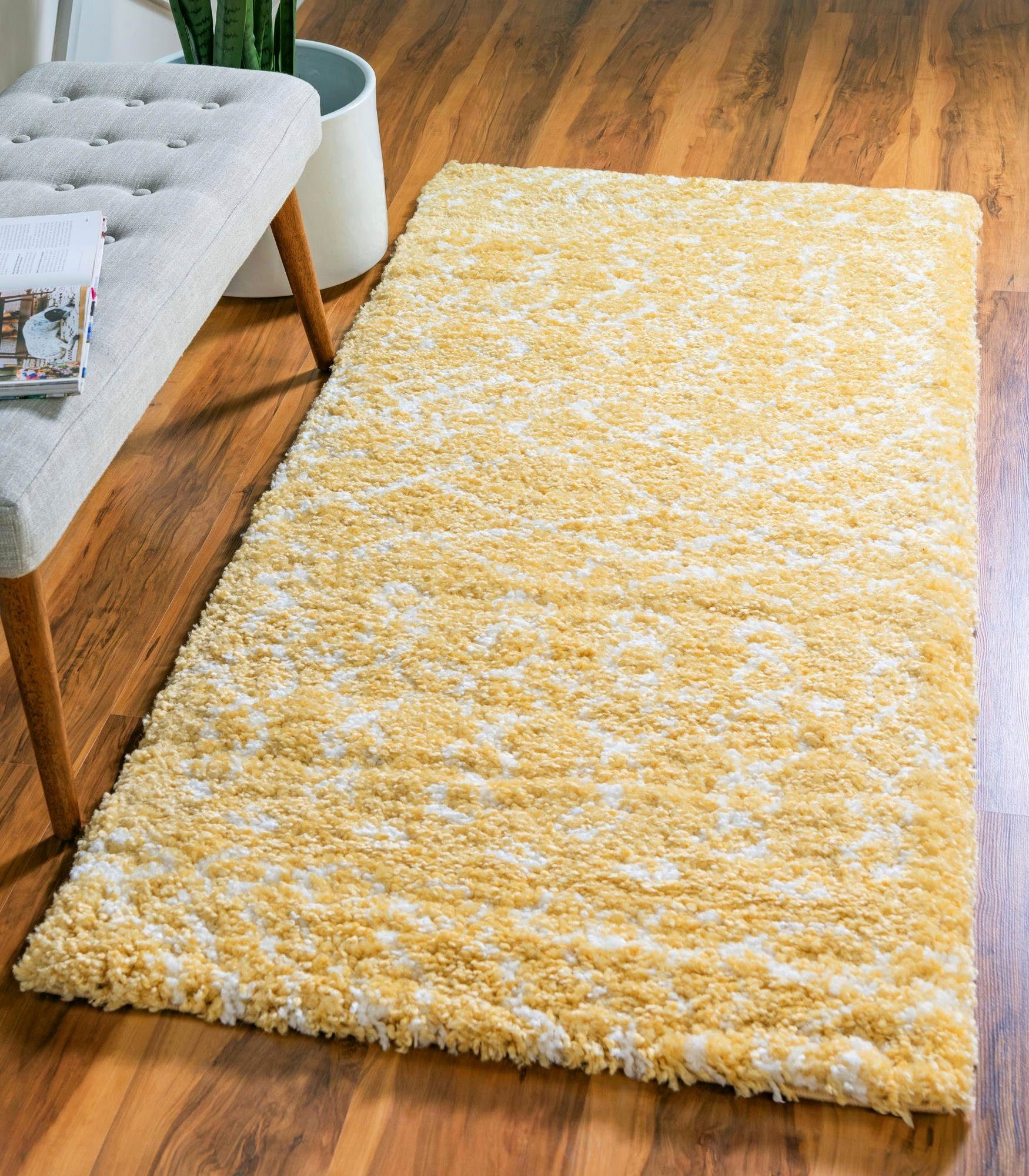 Myflair Möbel & Accessoires Hoogpolige loper Temara shag voorraadopruiming Tapijtloper, geweven, Scandi design, ideaal in de hal & slaapkamer