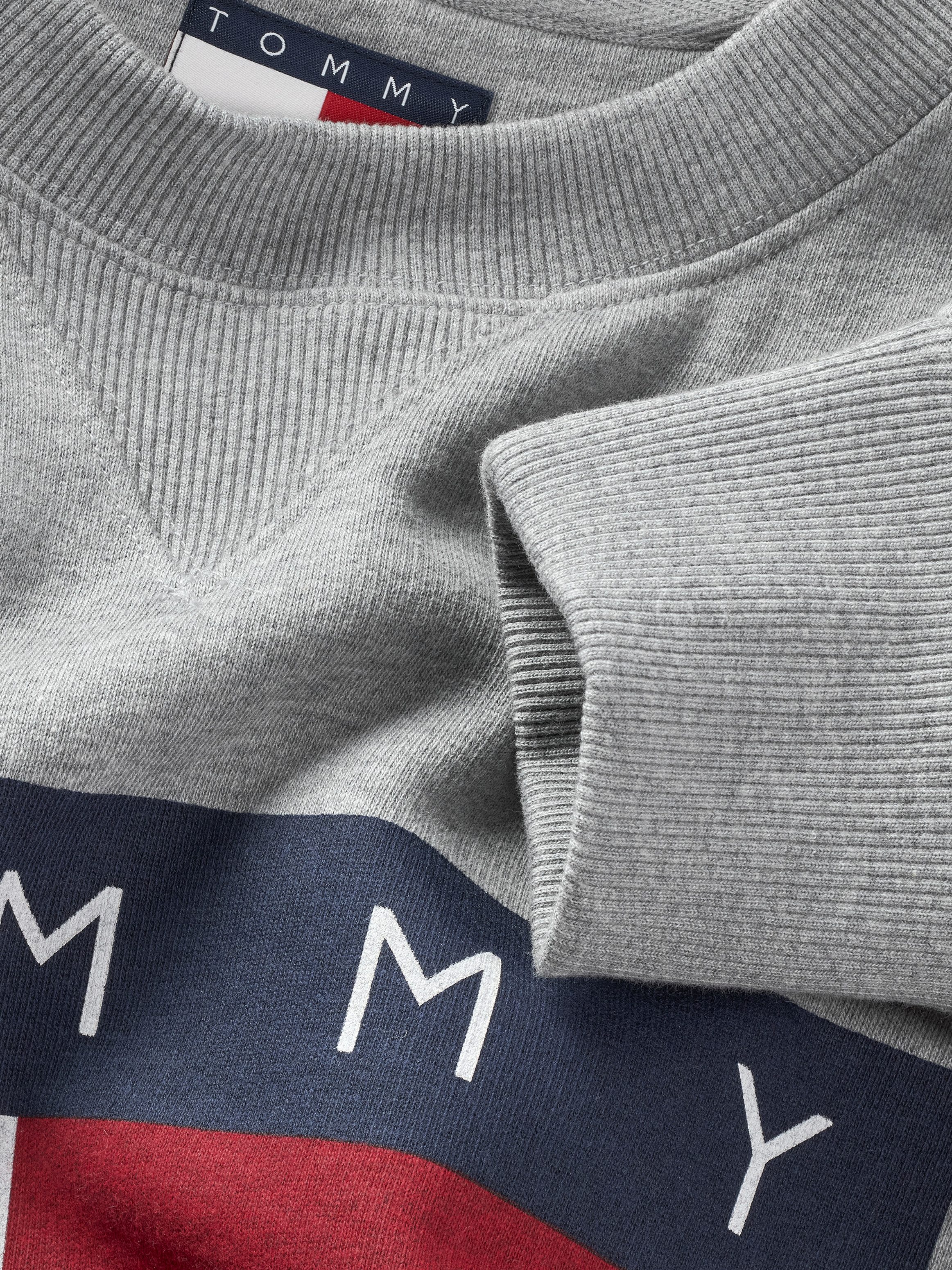 TOMMY JEANS Sweatshirt TJM MELANGE FLAG CREW