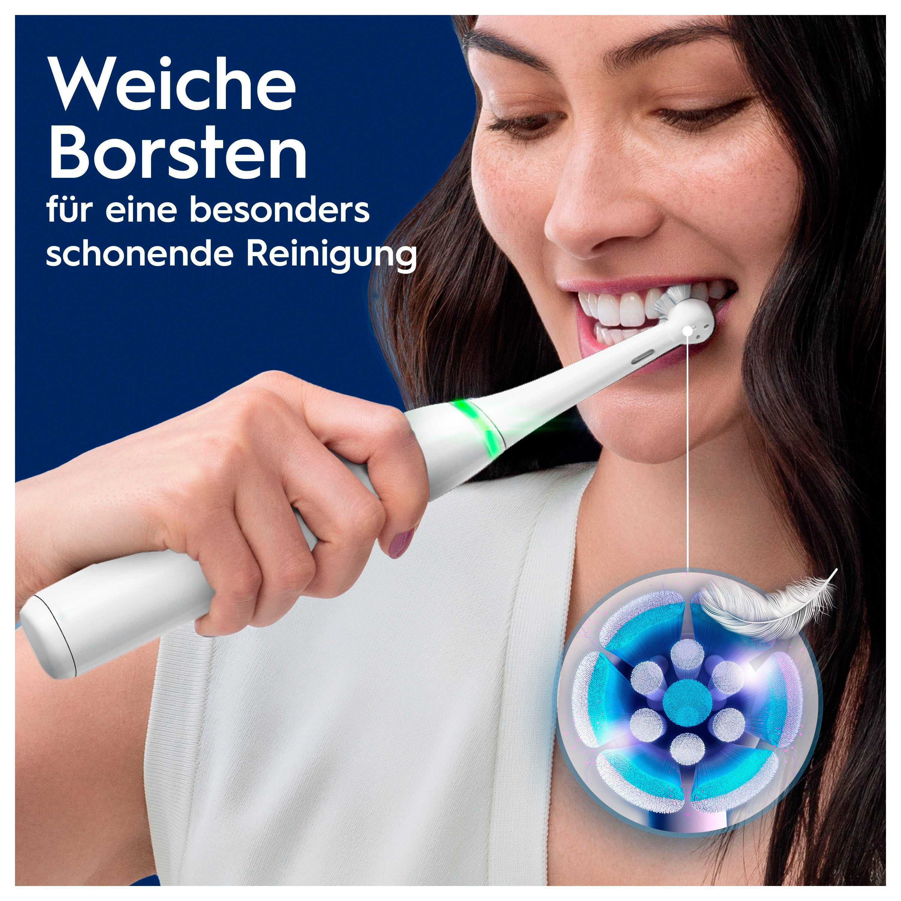Oral B Elektrische tandenborstel IO 8 met magnet technologie, 6 reinigingsstanden, kleurendisplay & reisetui