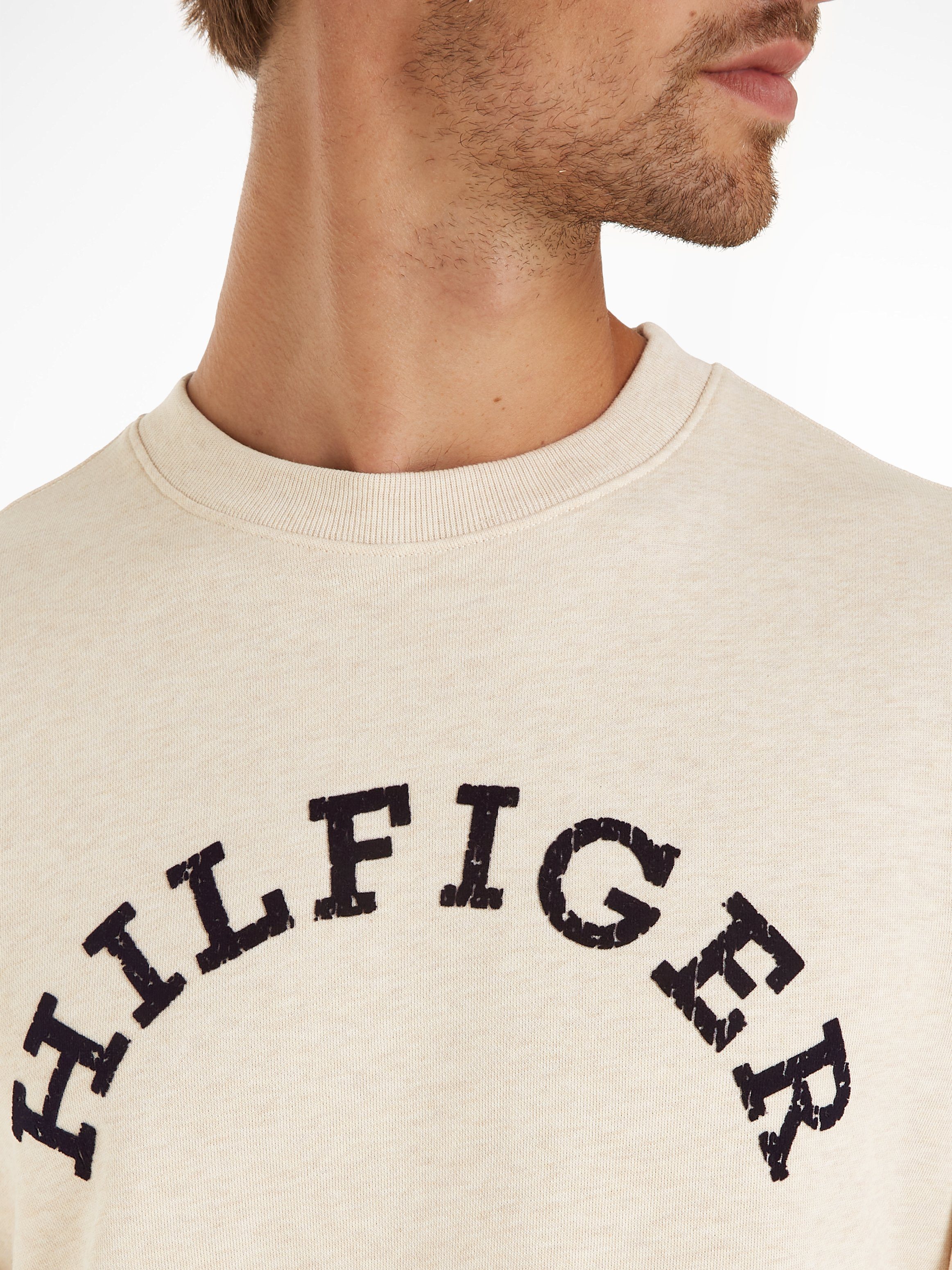 Tommy Hilfiger Sweatshirt HILFIGER ARCHED HTR SWEATSHIRT