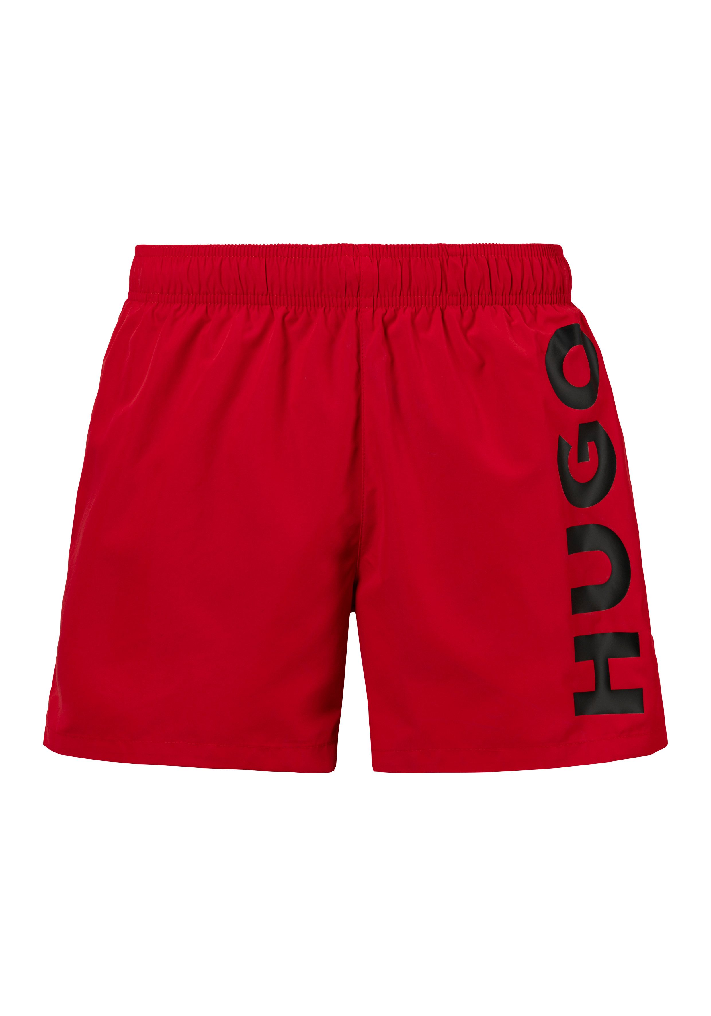 HUGO underwear Zwemshort ABAS zijwaarts met grote hugo logo-print