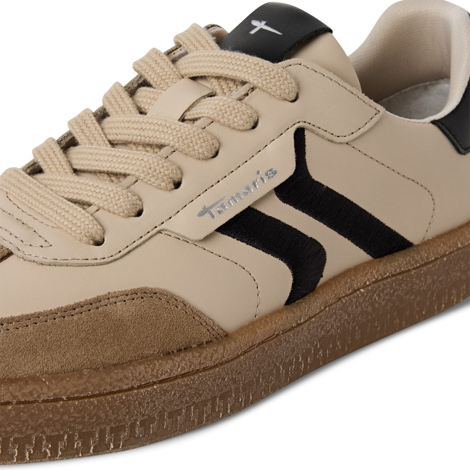 Tamaris Plateausneakers , vrijetijdsschoen, halfschoen, veterschoen met gepolsterde schacht
