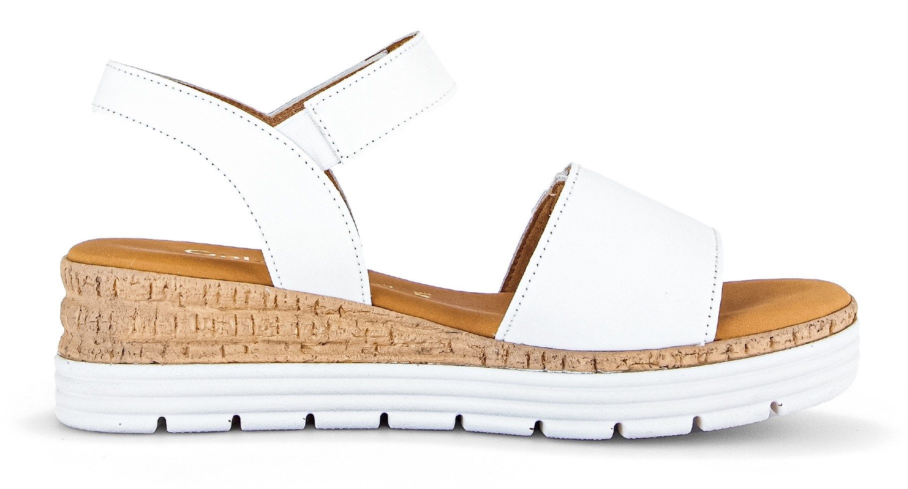 Gabor Sandaaltjes Genua sleehak, zomerschoen, sandalen met klittenbandsluitingen, breedte g