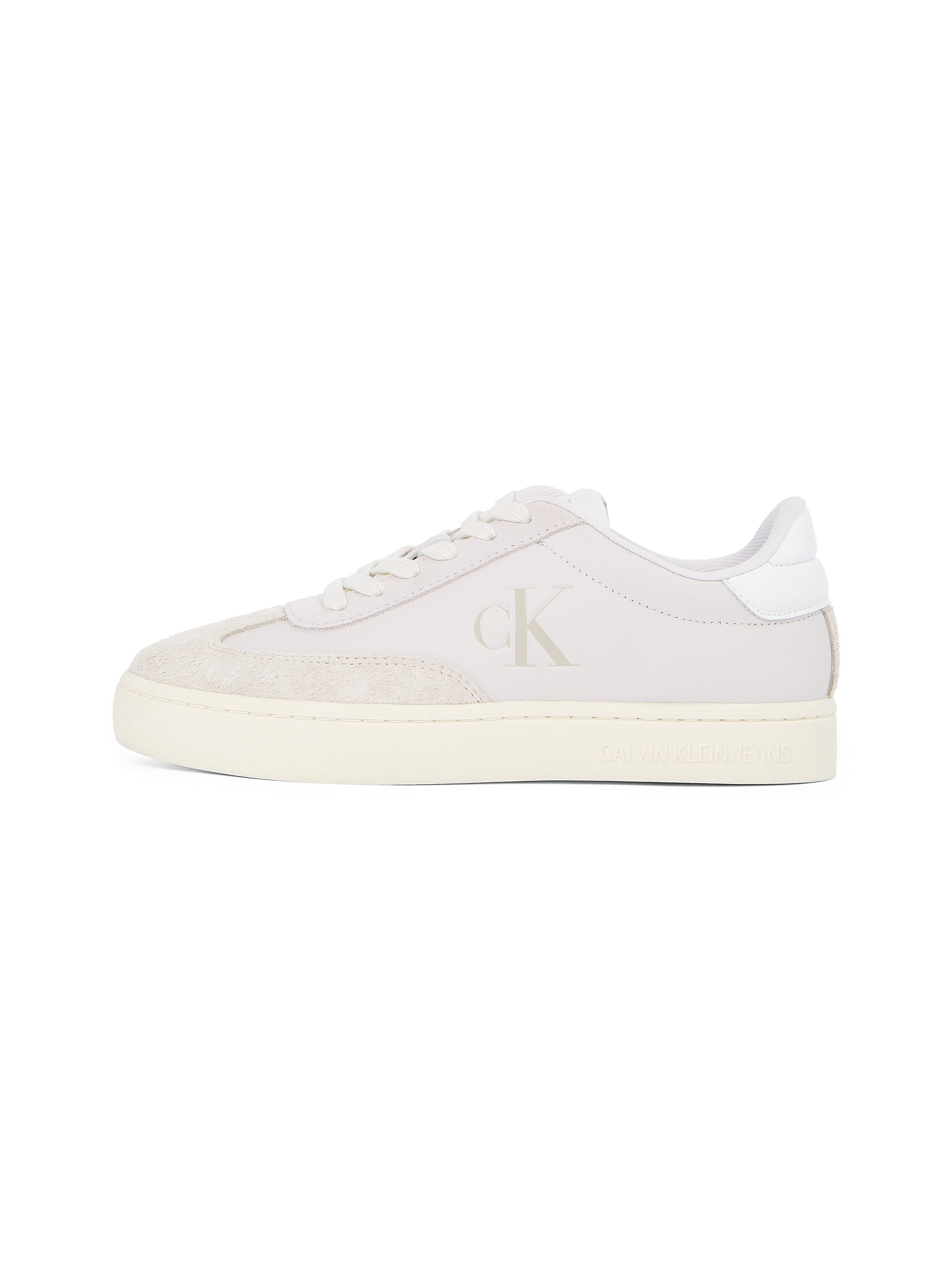 Calvin Klein Plateausneakers CLASSIC CUPSOLE LOW MG MIX veterschoen, lage schoen, vrijetijdsschoen met gepolsterde schachtversteviging