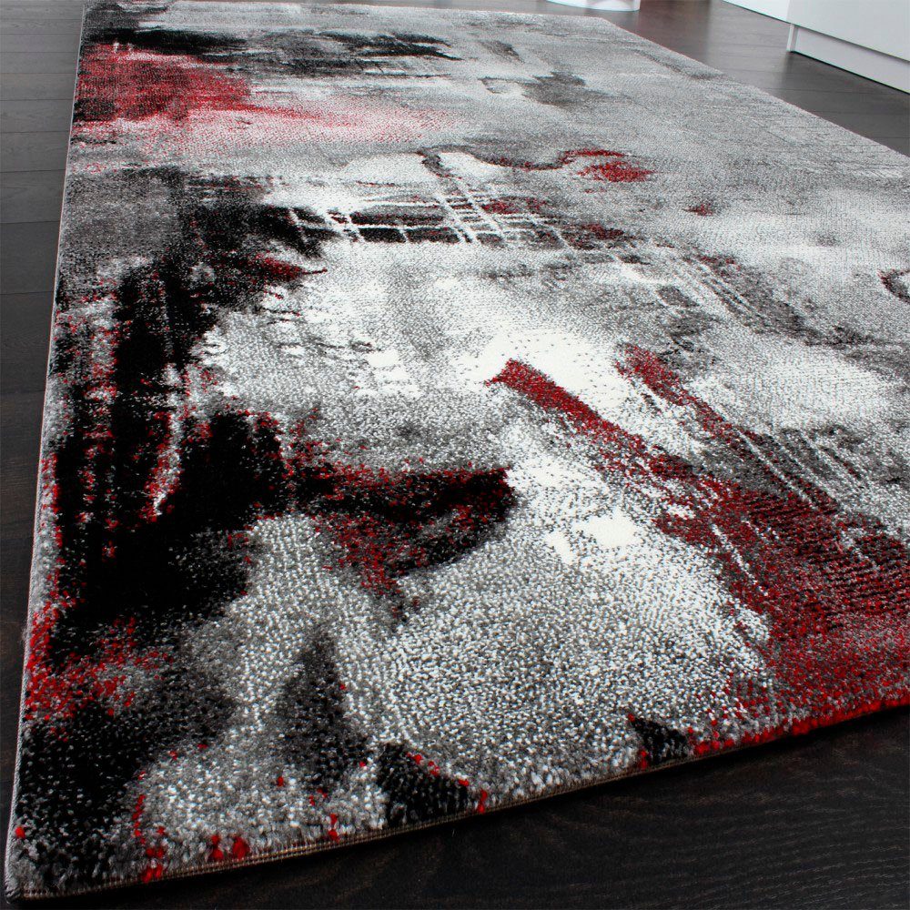 Paco Home Vloerkleed Canvas 754 Korte pool, modern design, met Arizona linnen-look