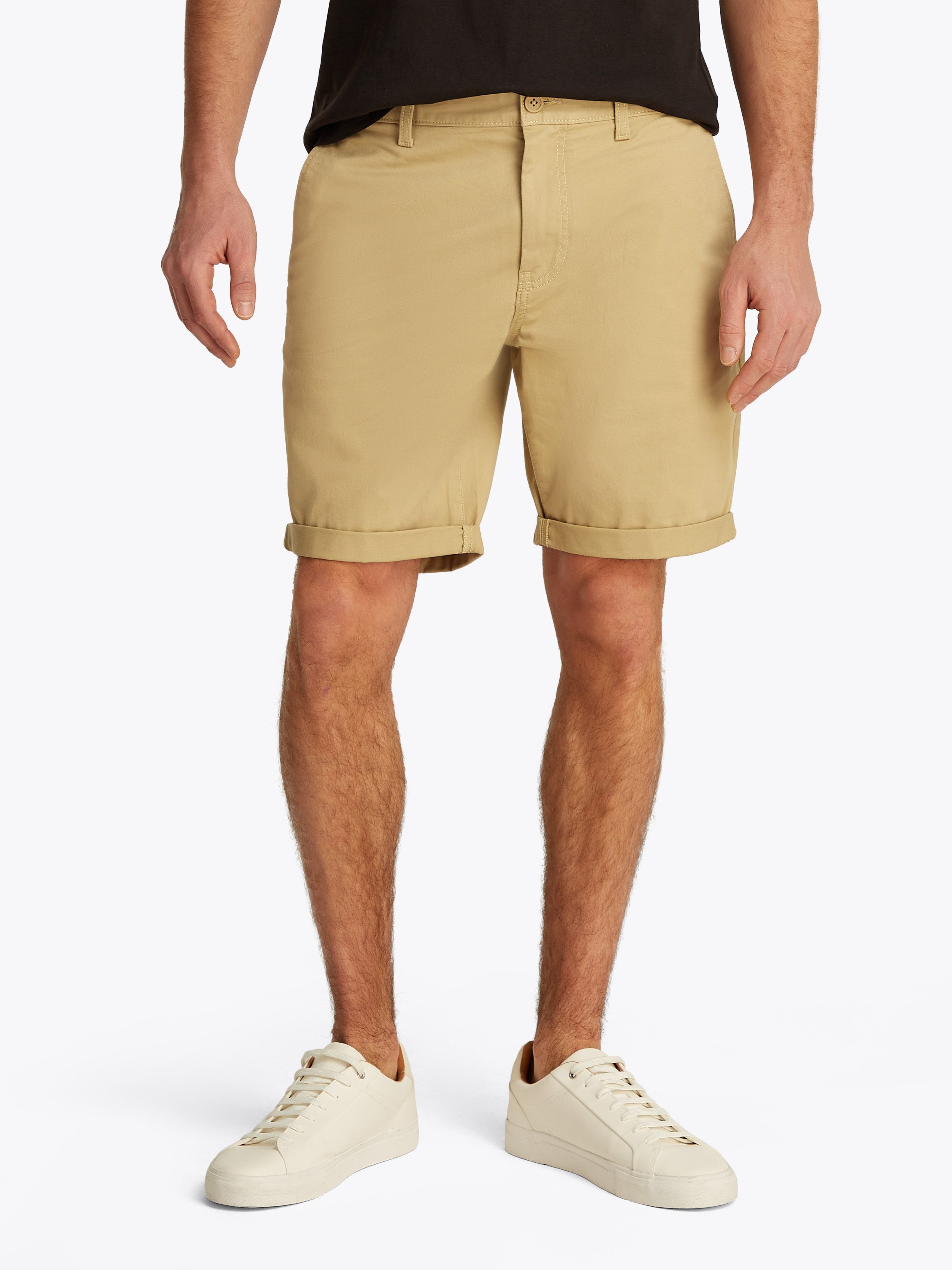 TOMMY JEANS Chino-short TJM SCANTON SHORT heren bermuda broeken maat 31 beige