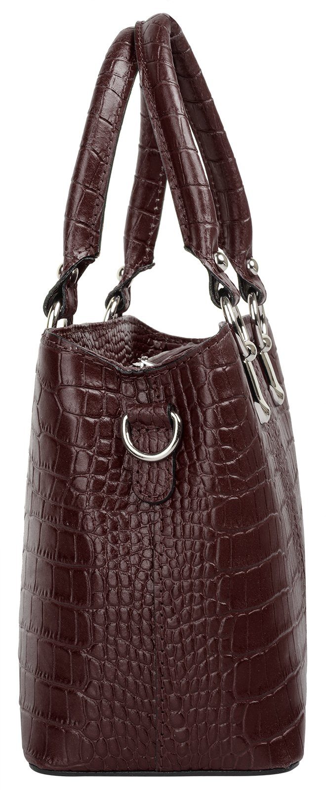 Cluty Schoudertas echt leer, made in italy