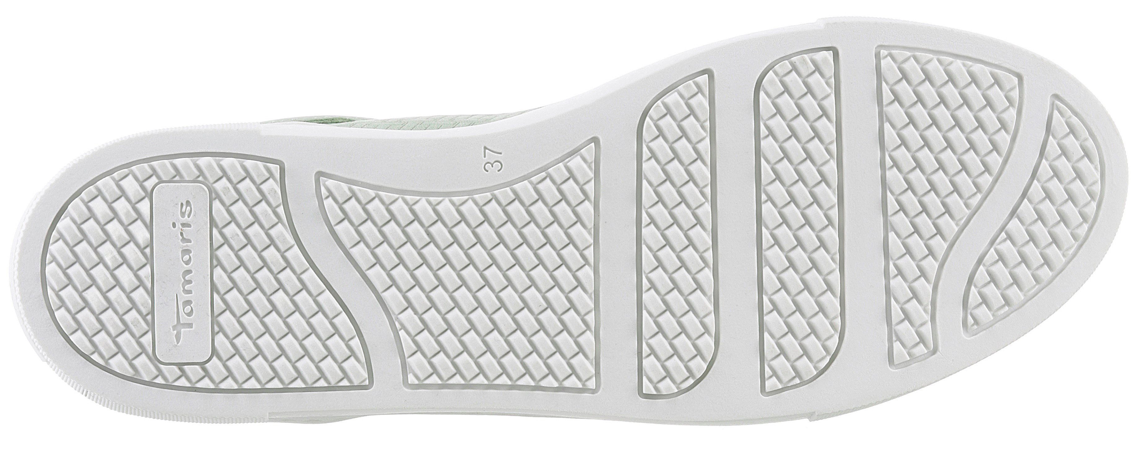 Tamaris Plateausneakers , vrijetijdsschoen, halfschoen, veterschoen met gepolsterde schacht