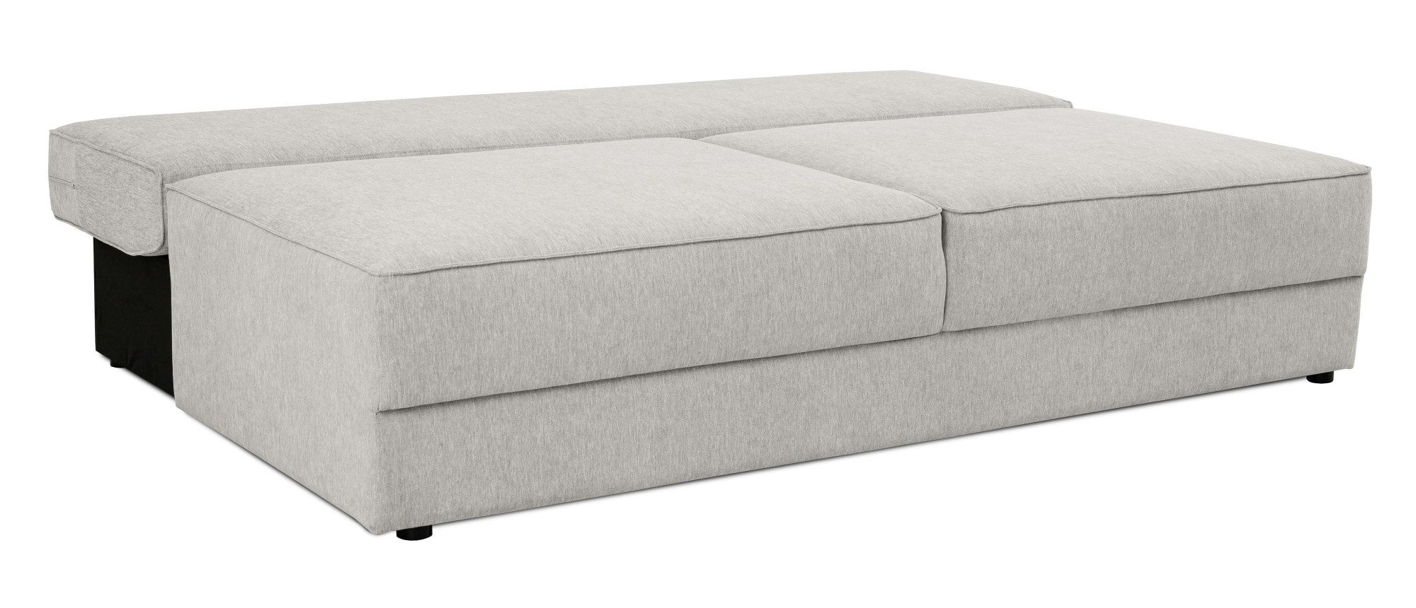 INOSIGN Slaapbank Simonton 3-zits, Breedte 202 cm Ligoppervlak 202x146 cm, incl. bedlade, zachte structuurstof
