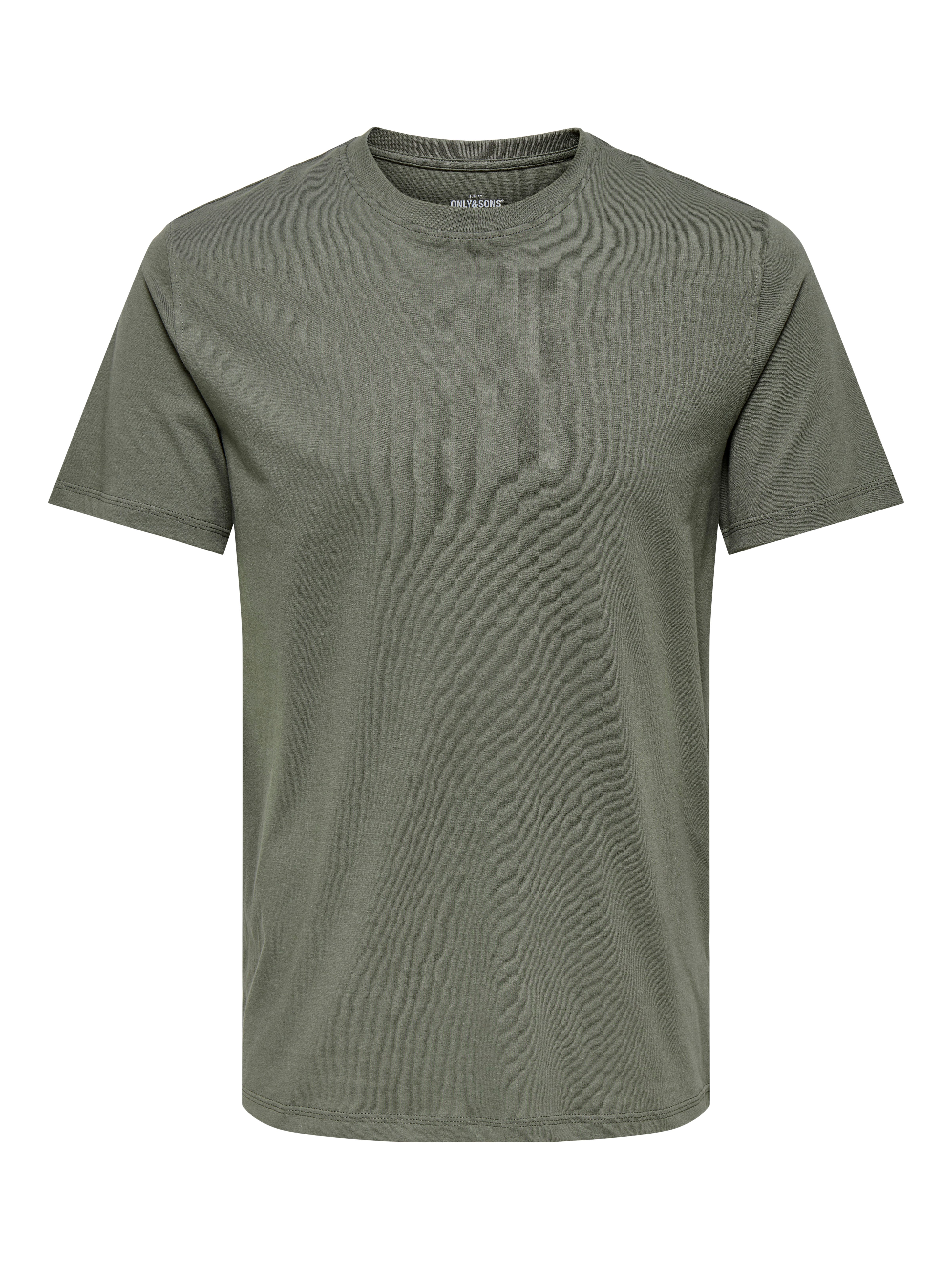 ONLY & SONS Shirt met ronde hals ONSMAX LIFE REG SS STITCH TEE