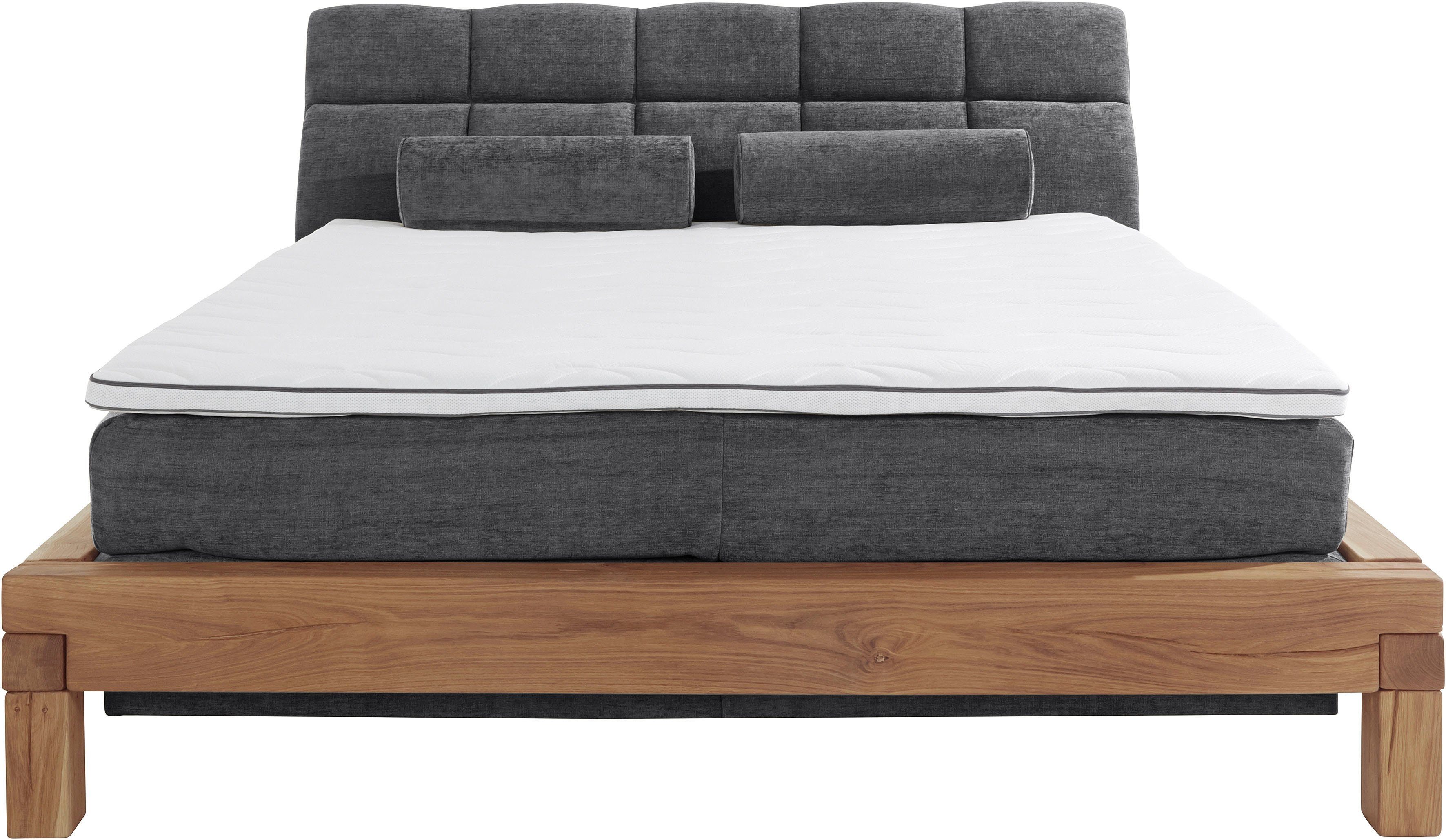 Home affaire Boxspring Villads Ligoppervlak: 180x200 cm, inside-boxspringonderbouw, gerecyclede stoffen