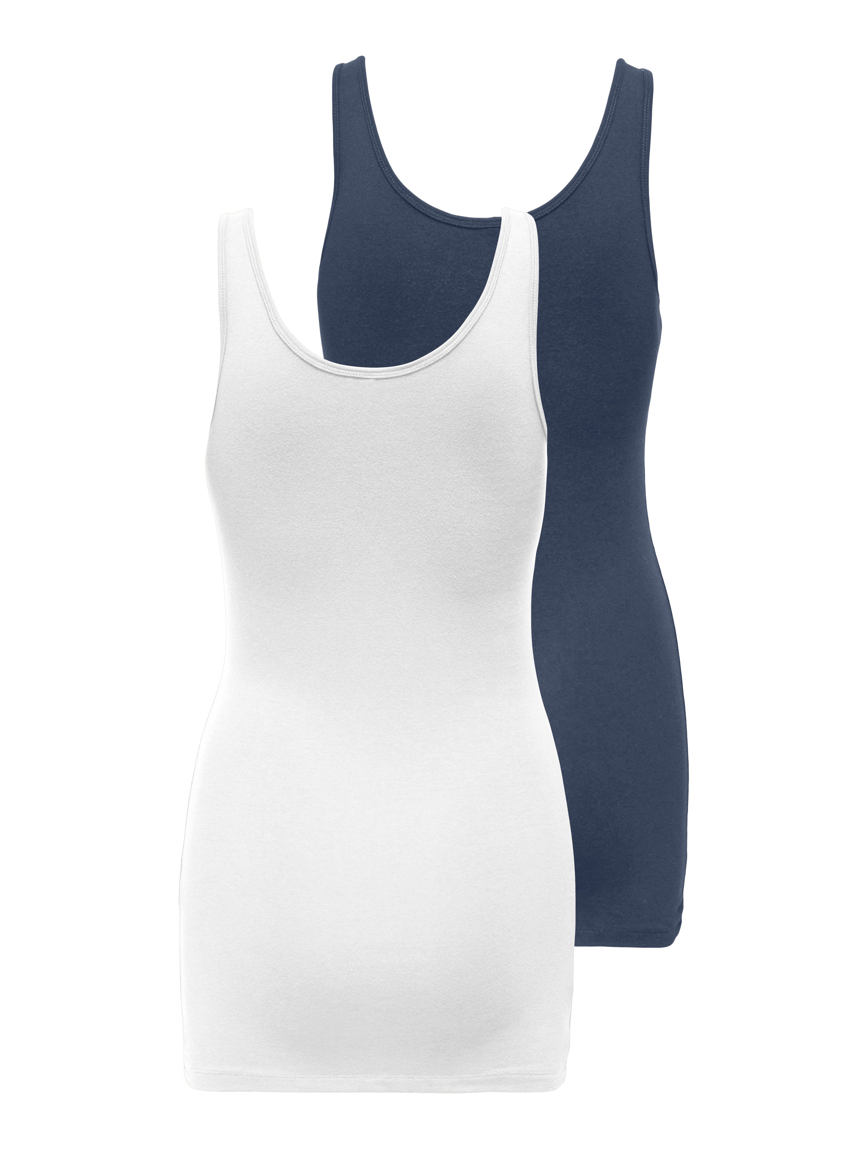 Only Tanktop ONLLIVE LOVE NEW LONG TT 2PACK NOOS (2-delig, Set van 2)