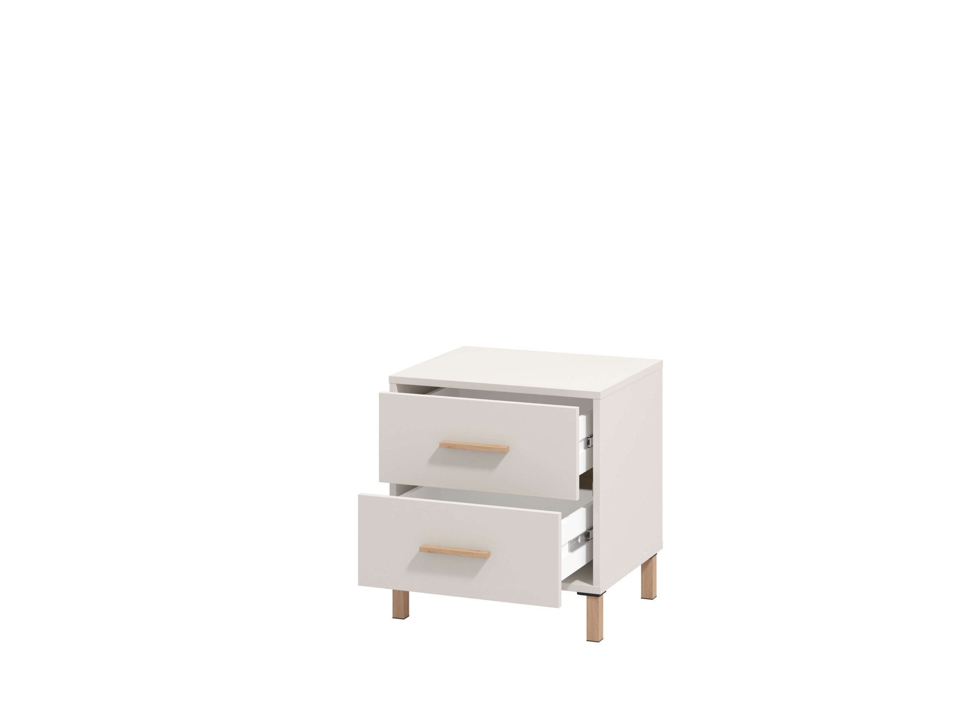 Home affaire Nachtkastje Belfort nachtkastje nachttafel Made in Europe met 2 of 3 lades, fsc®-gecertificeerd, trendy kleur cashmere