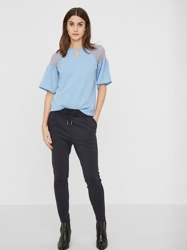 Vero Moda Joggingbroek VMEVA MR LOOSE STRING PANT GA NOOS