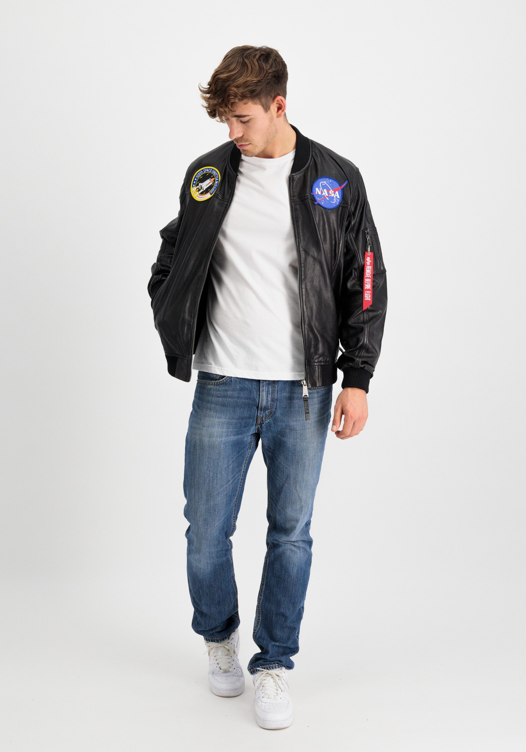 Alpha Industries Bomberjack Alpha Industries Men - Bomber Jackets MA-1 LW NASA Leather