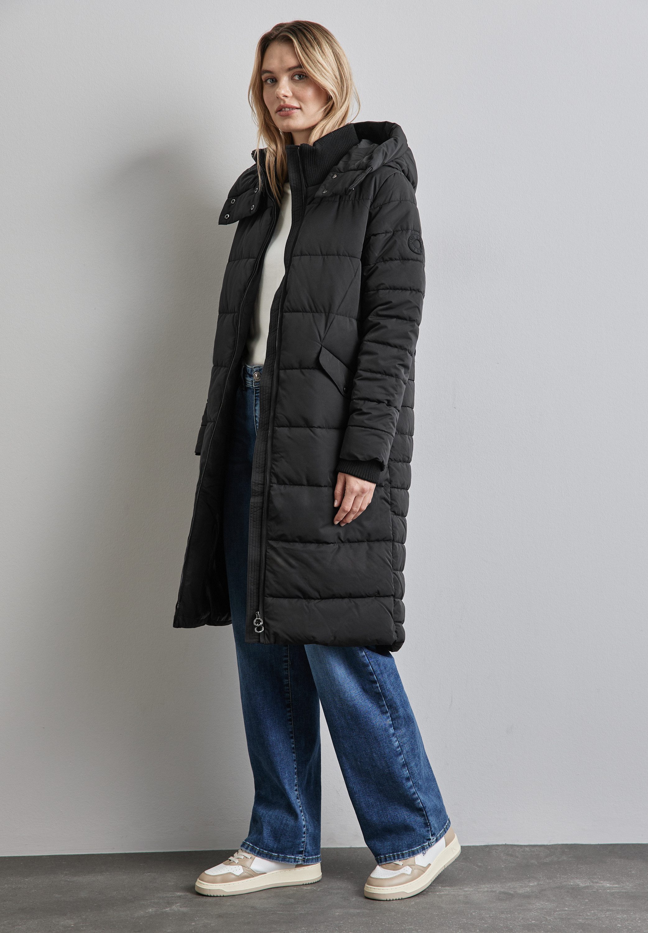STREET ONE Winterjack met afneembare capuchon