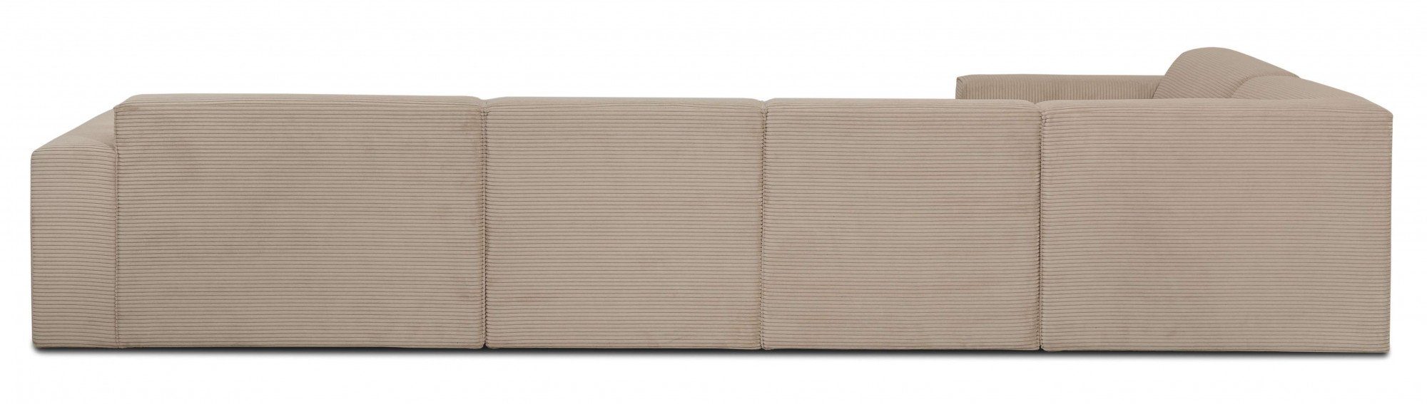 INOSIGN Zithoek Clayton in een trendy ribfluwelen bekleding, diverse combinaties mogelijk