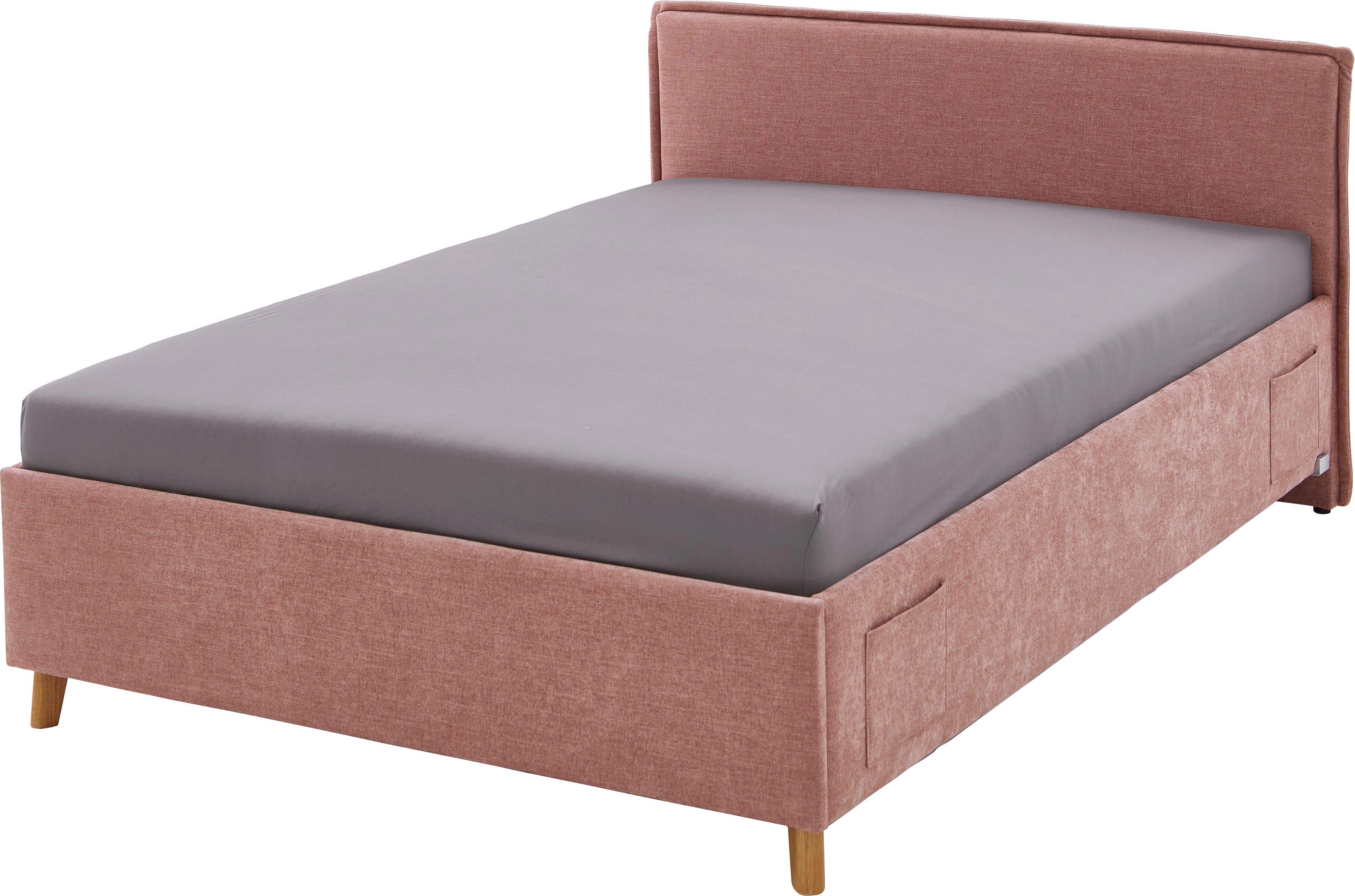 meise.möbel Kinderledikant Fun Bekleed bed naar keuze met bedkist, tienerbed inclusief USB-aansluiting