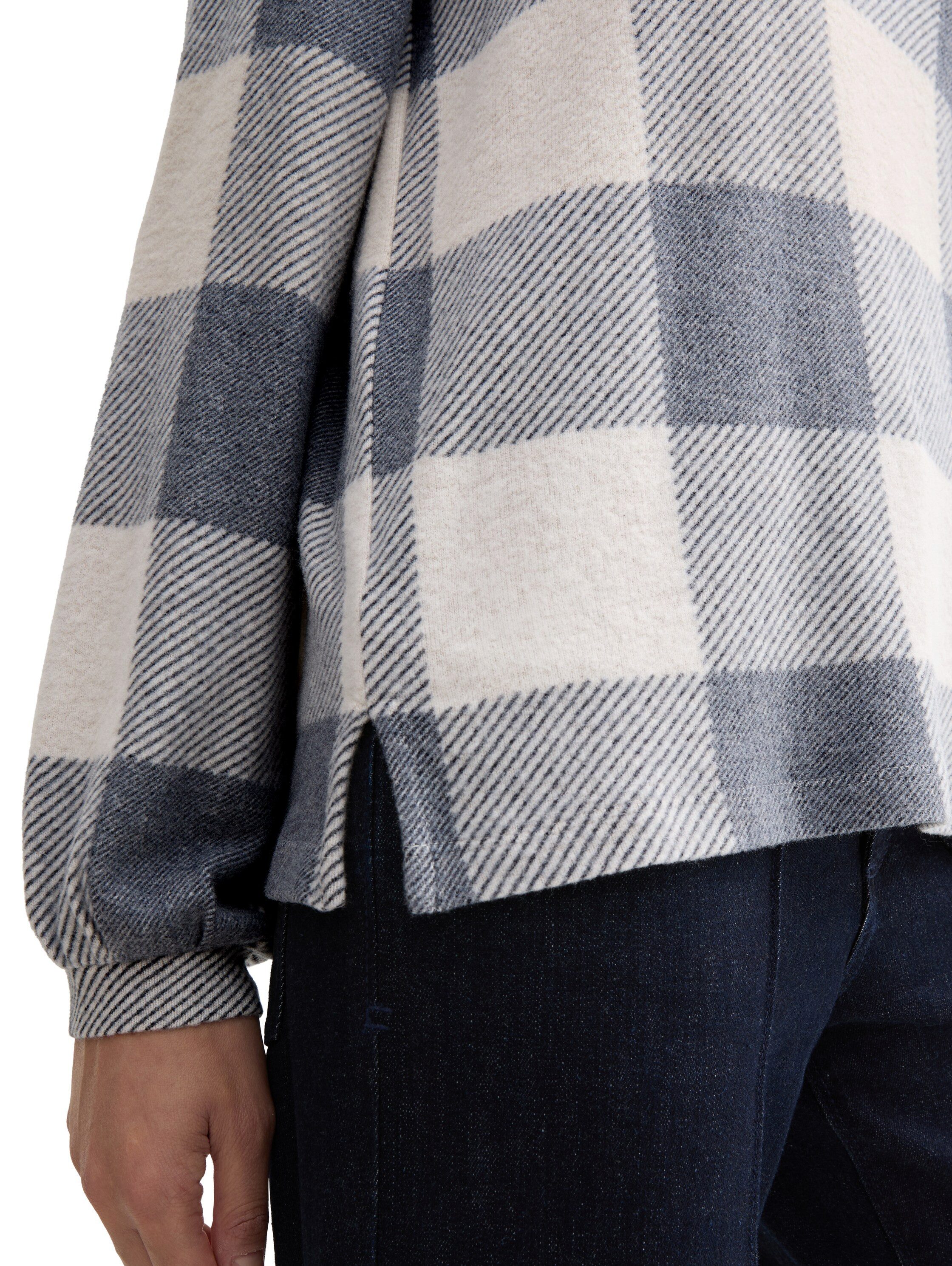 Tom Tailor Shirt met lange mouwen in een geruit design