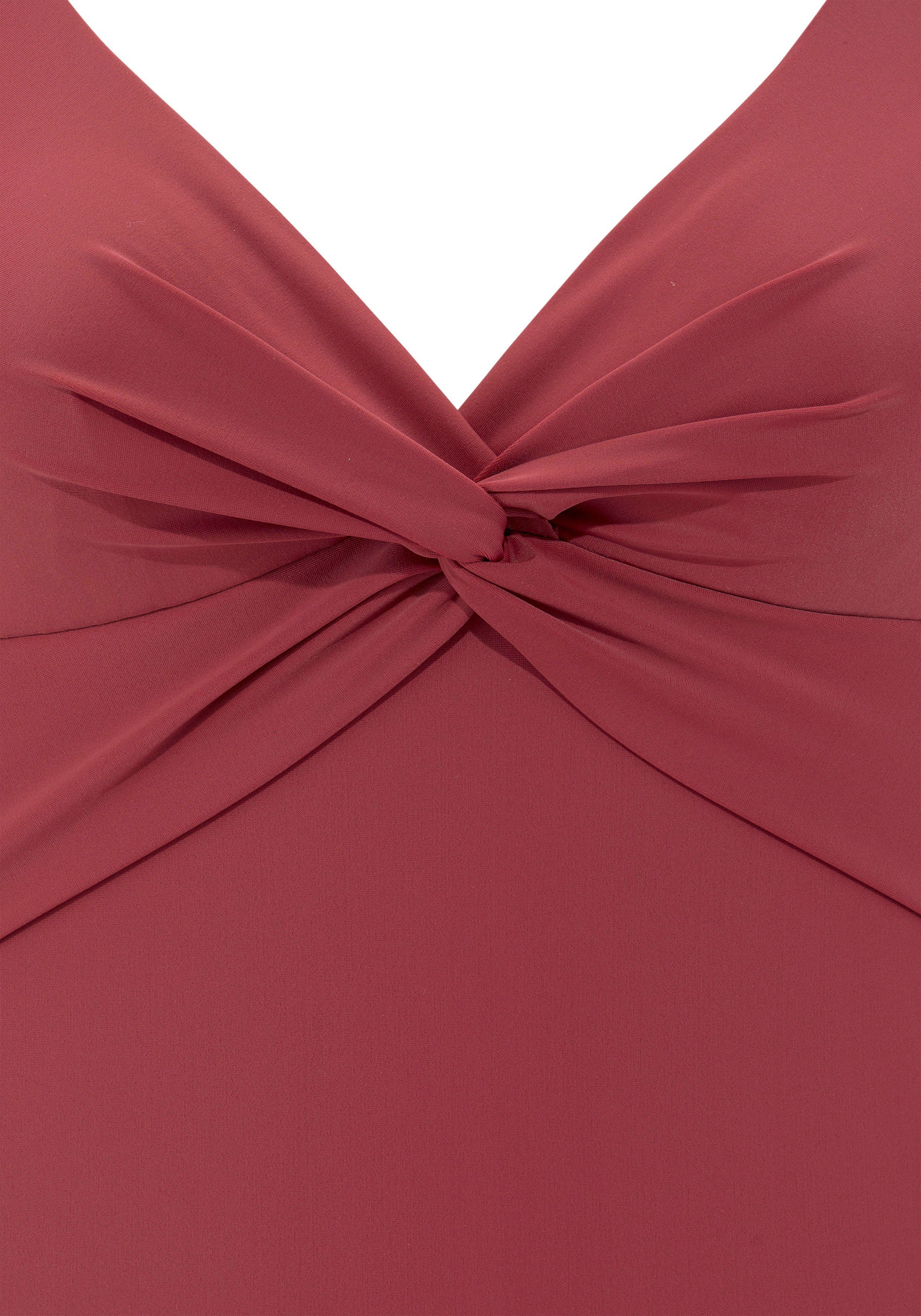 Lascana Badpak met shaping-inzet voor, ingebouwde softcups, met rimpelingen