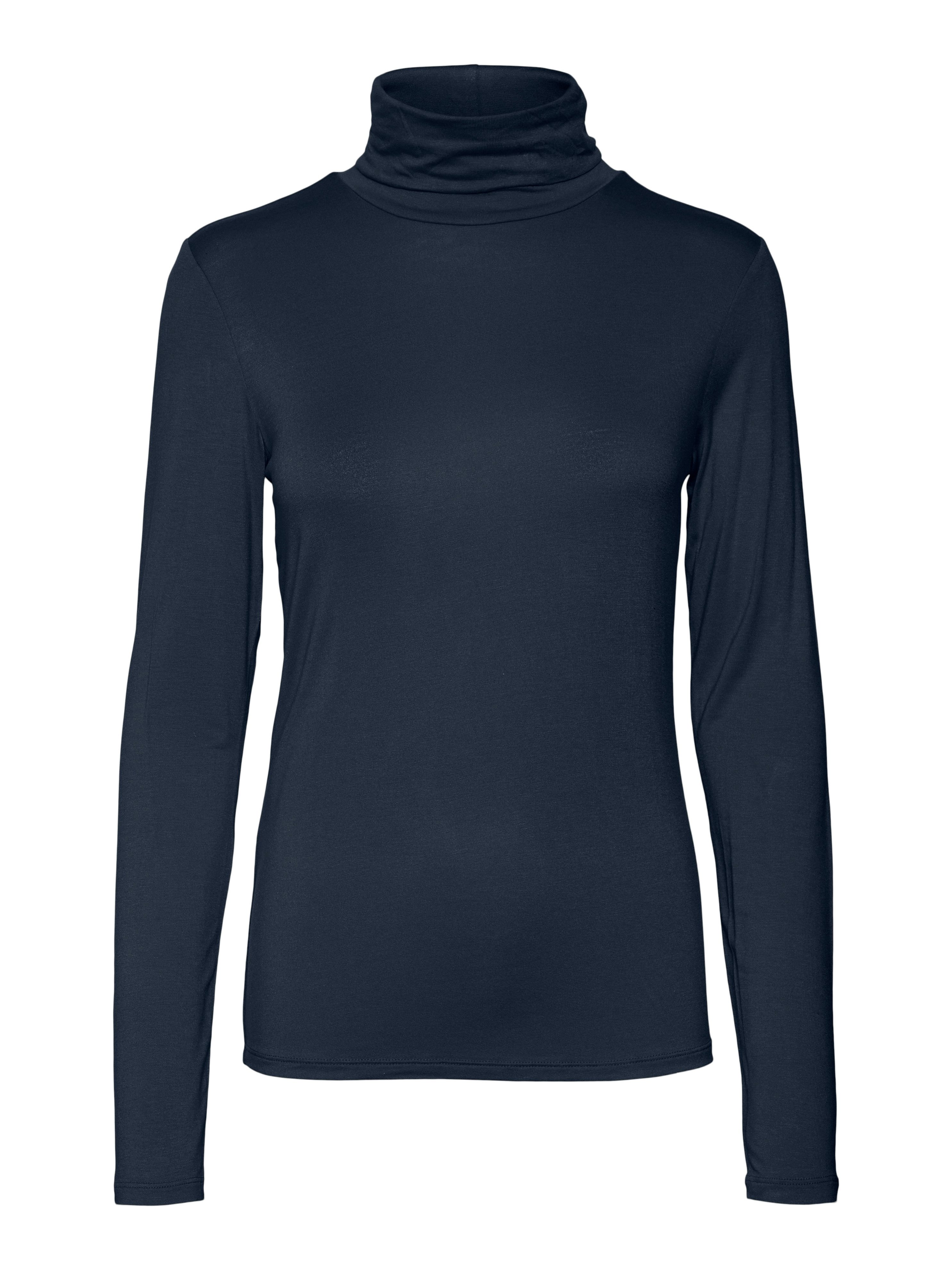 Vero Moda Shirt met lange mouwen VMALBERTE LS ROLLNECK TOP JRS NOOS