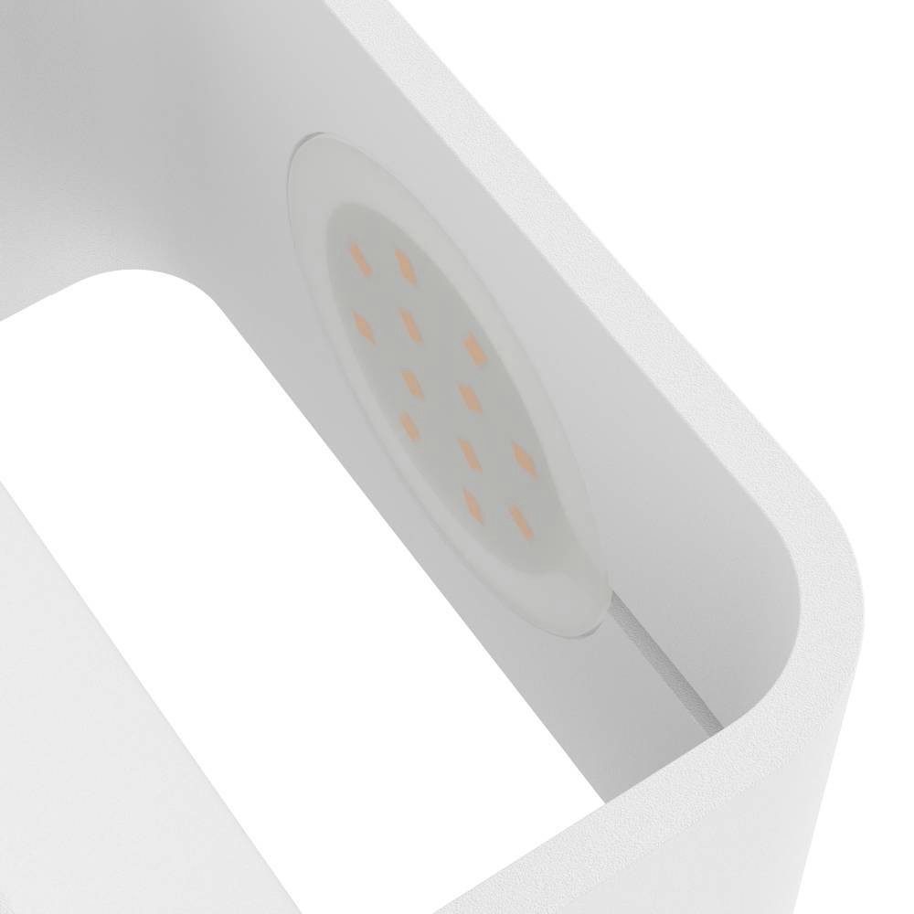 EGLO Wandlamp SANIA 4 wandlamp, wandspot, ganglamp, wit, LED, modern (1 stuk)