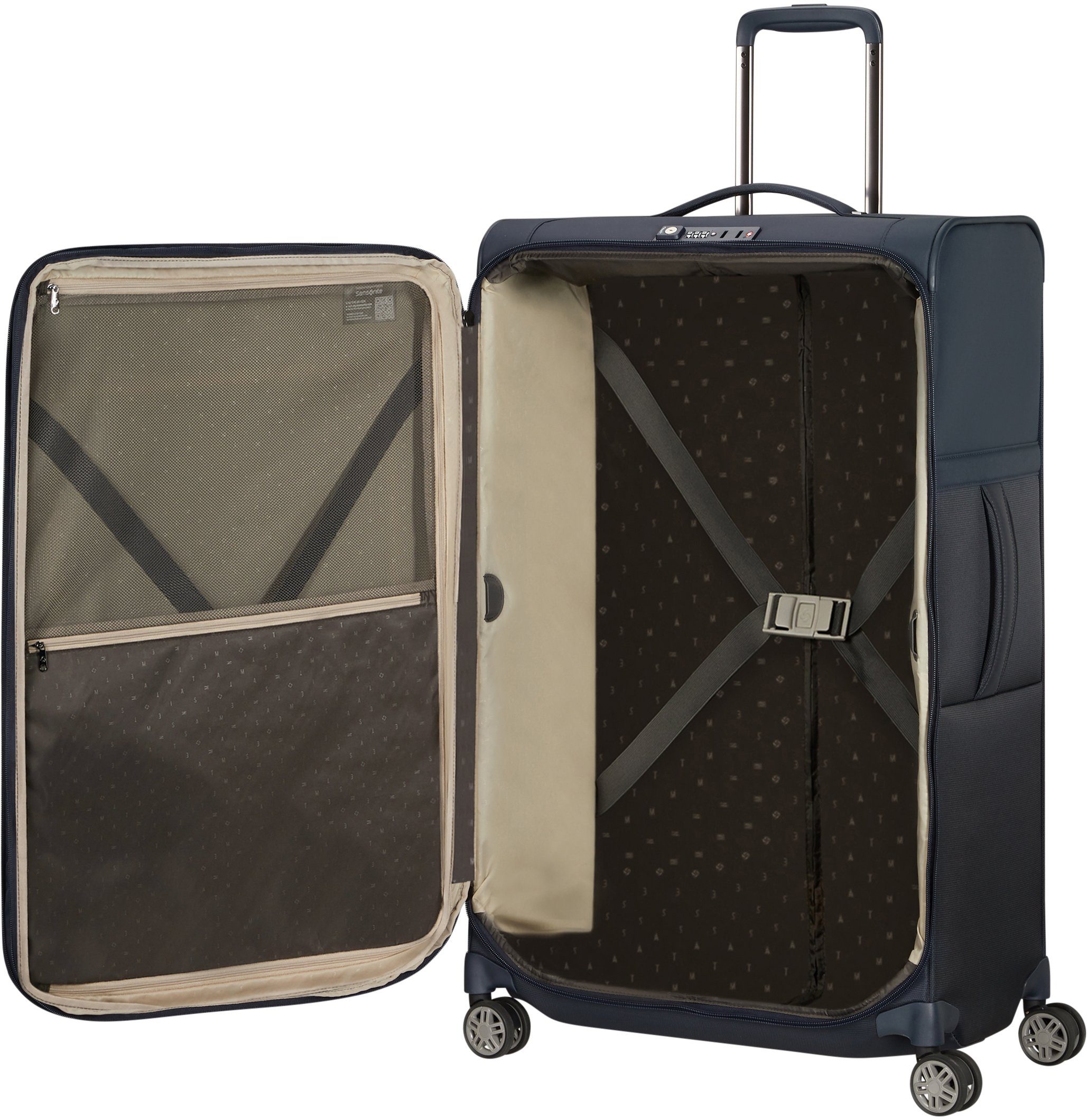 Samsonite Zachte bagage trolley Zachte schaal koffer grote koffer reiskoffer met volumevergroting