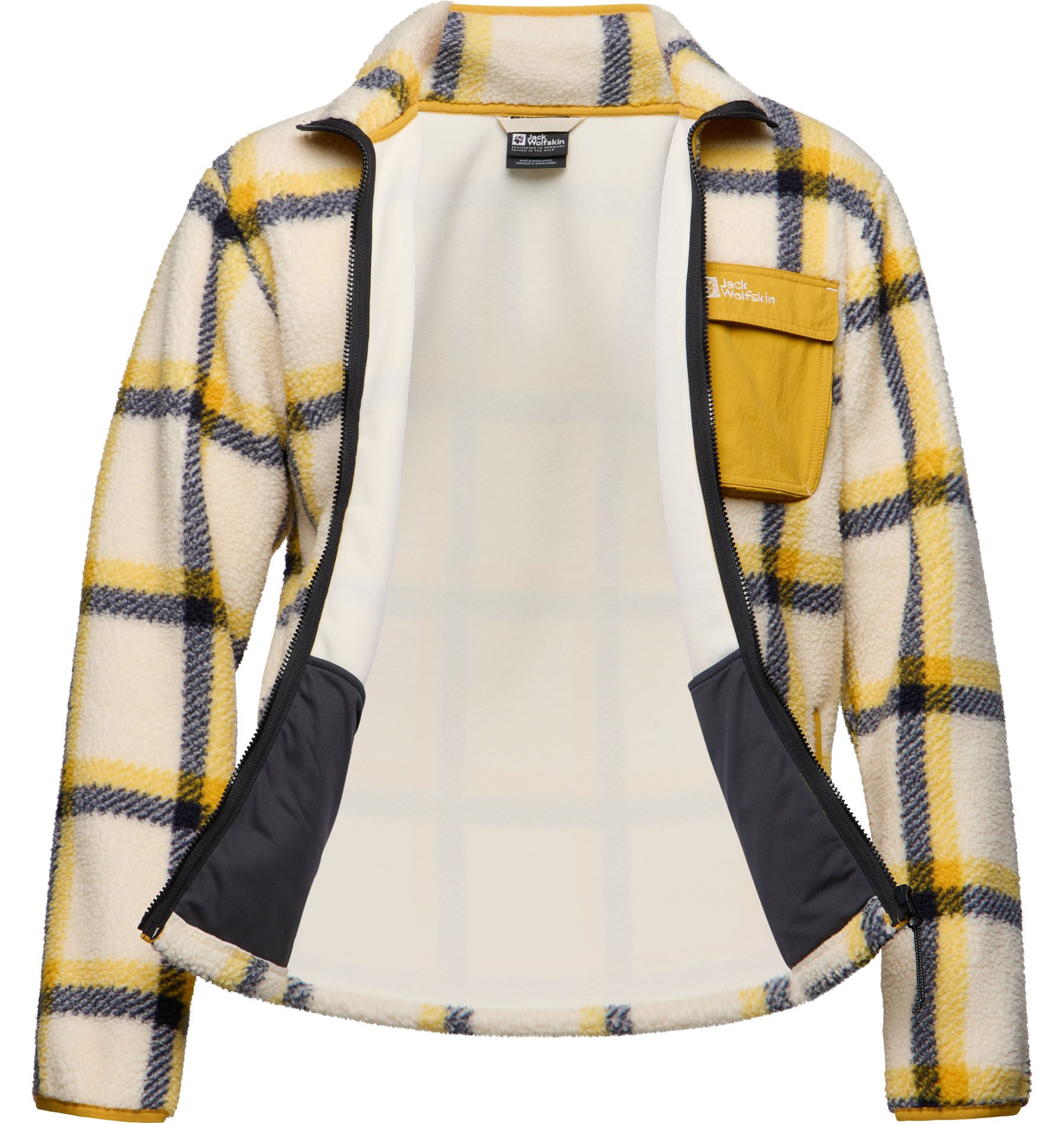 Jack Wolfskin Fleecejack FELSLICHT CHECK JACKET