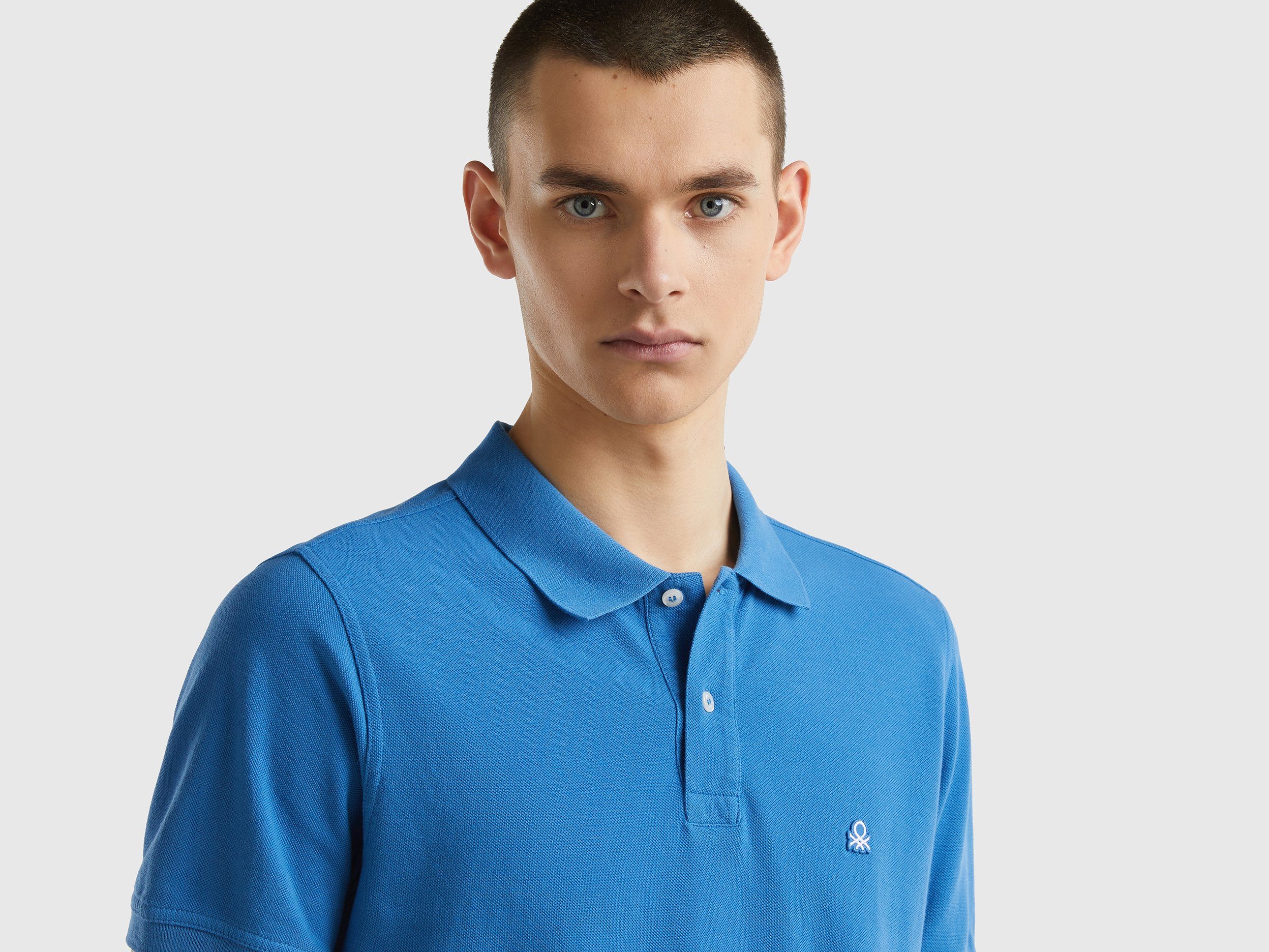United Colors of Benetton Poloshirt met logo op borsthoogte