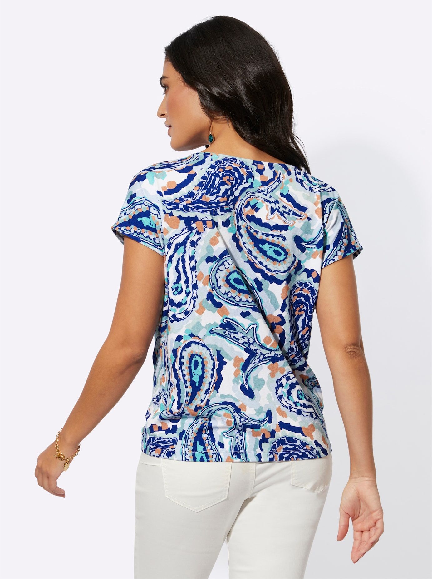 Creation L Shirt met print Lyocell-shirt (1-delig)